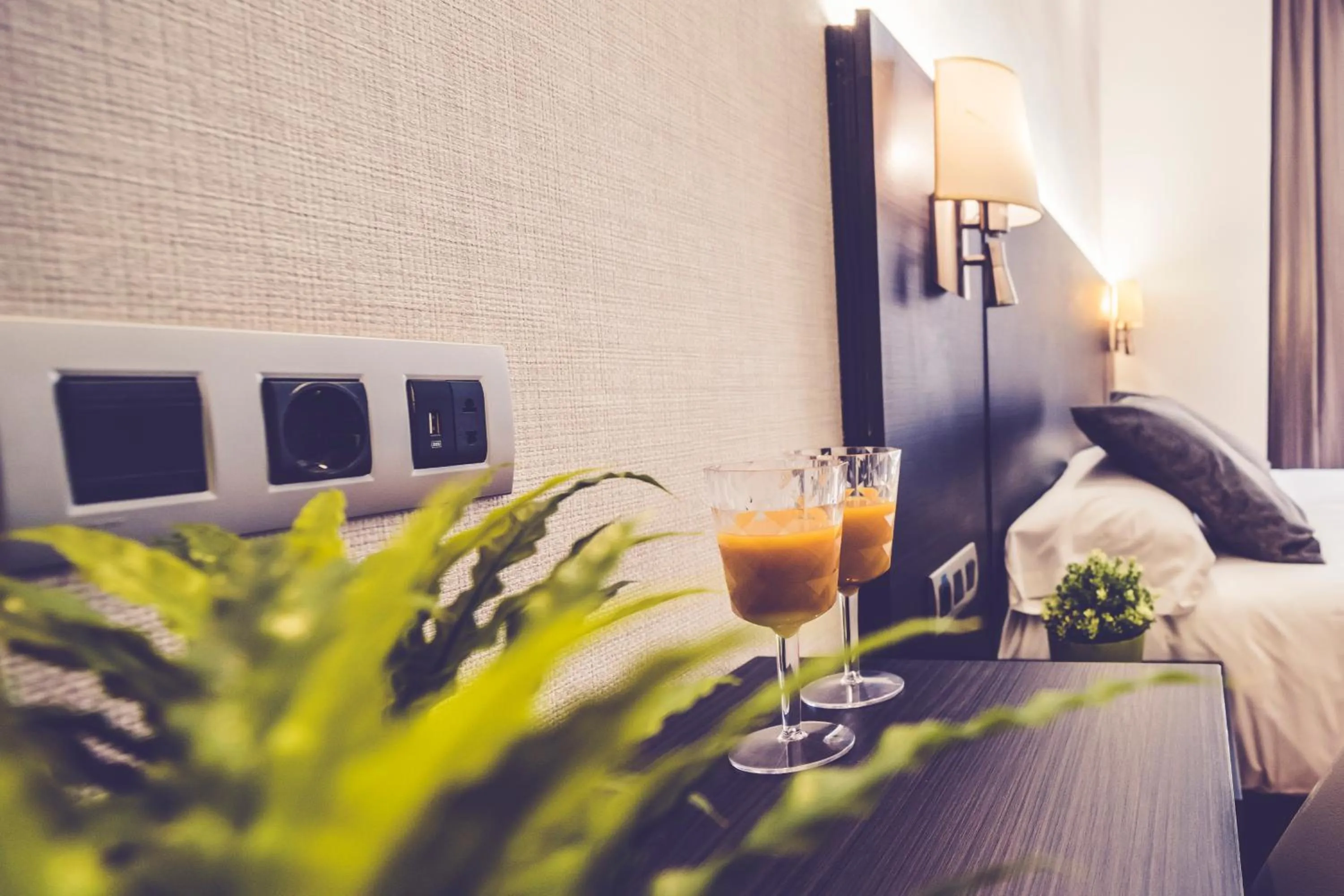 Decorative detail, Bed in Hostal Marlasca