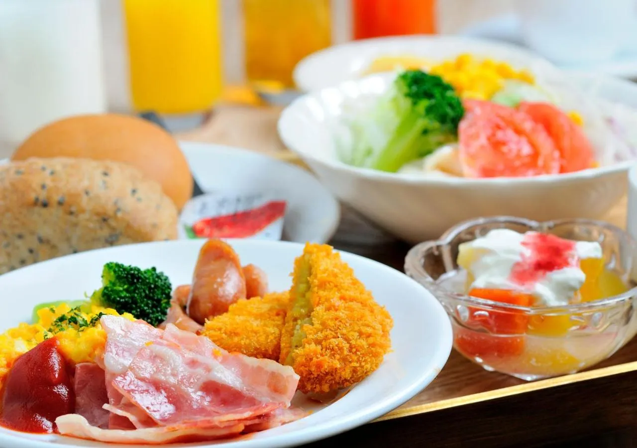 Buffet breakfast in Hotel Kazusa