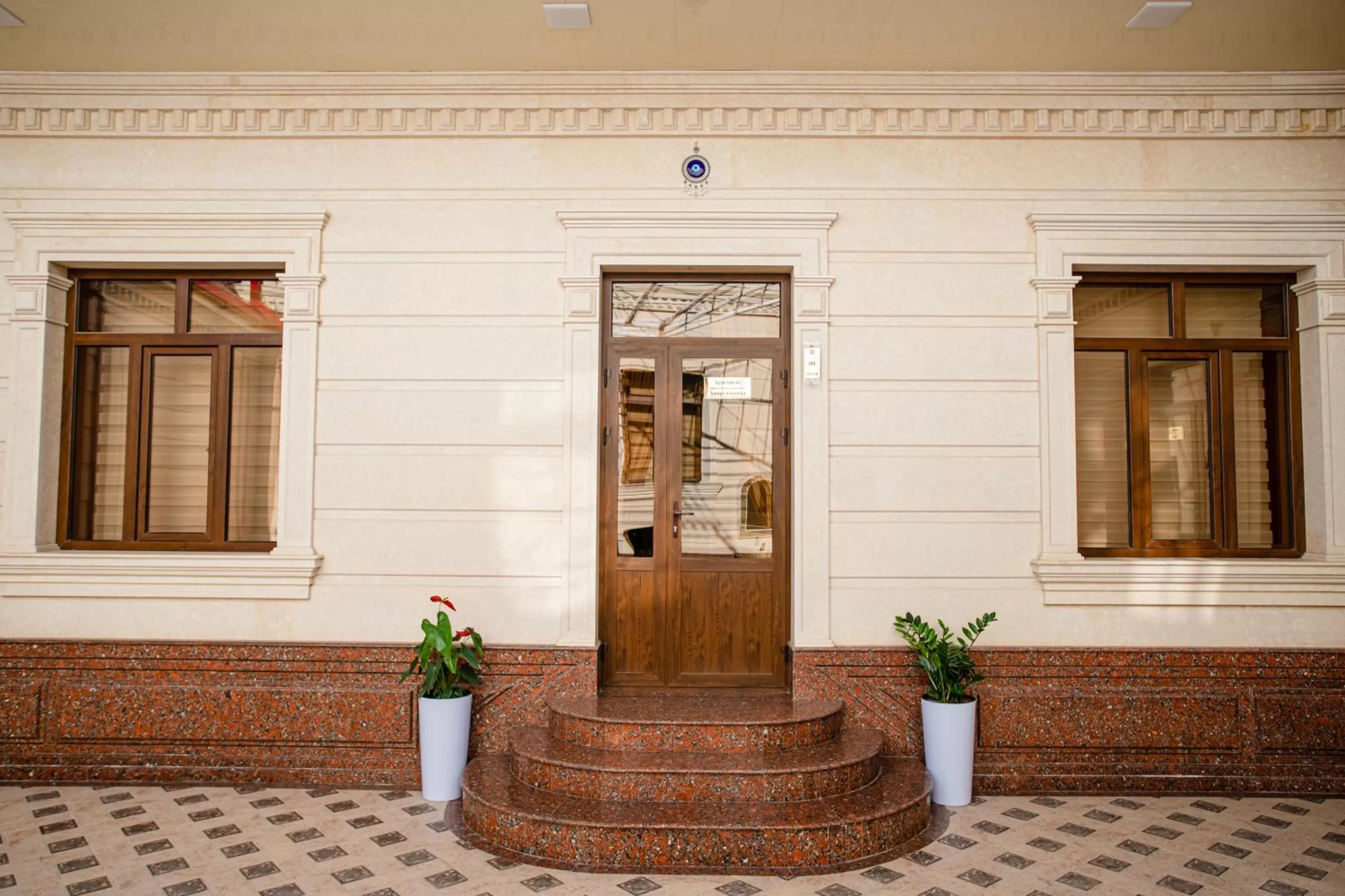 Inner courtyard view in Diyor Gold Hotel
