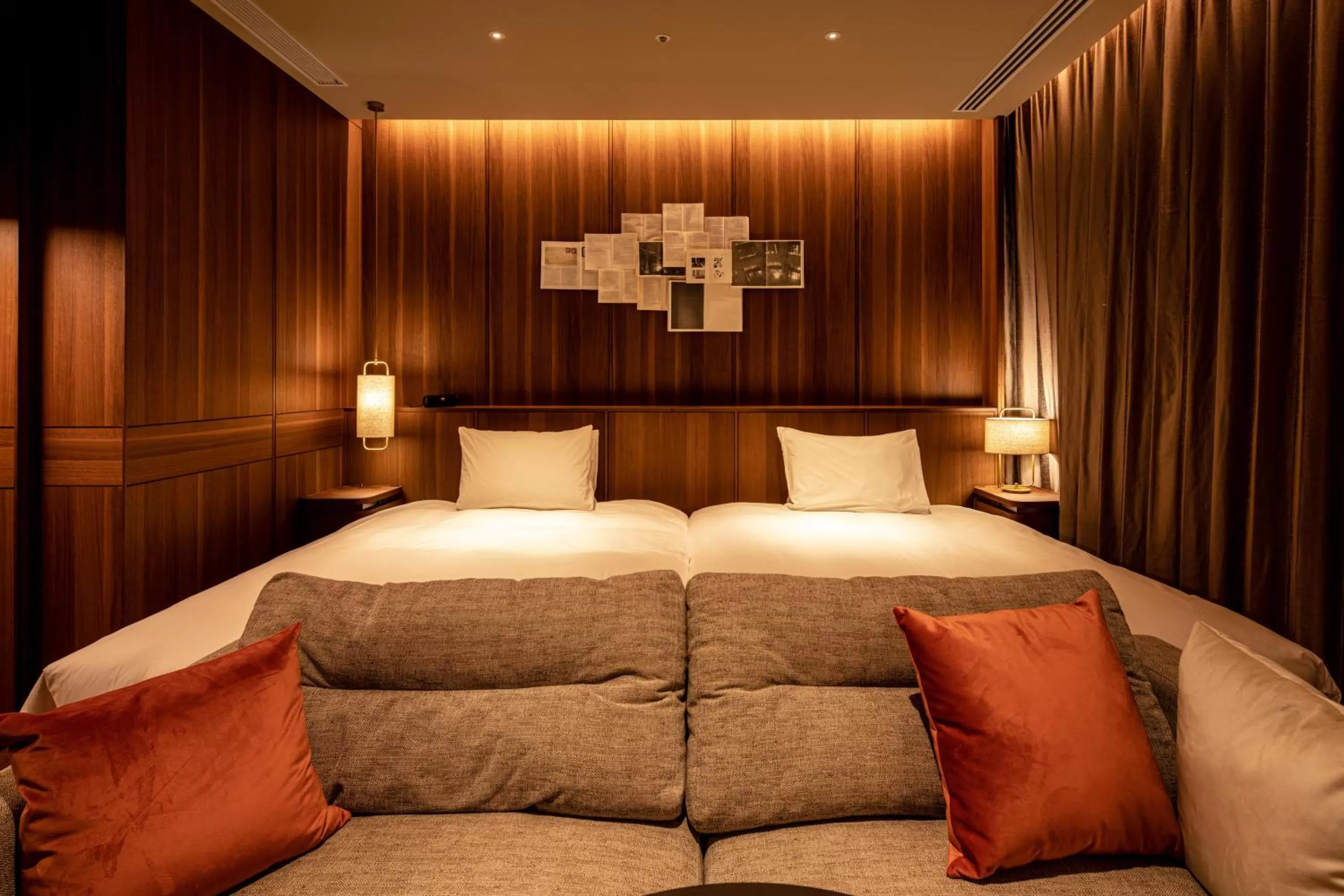 Photo of the whole room, Bed in THE BASICS FUKUOKA