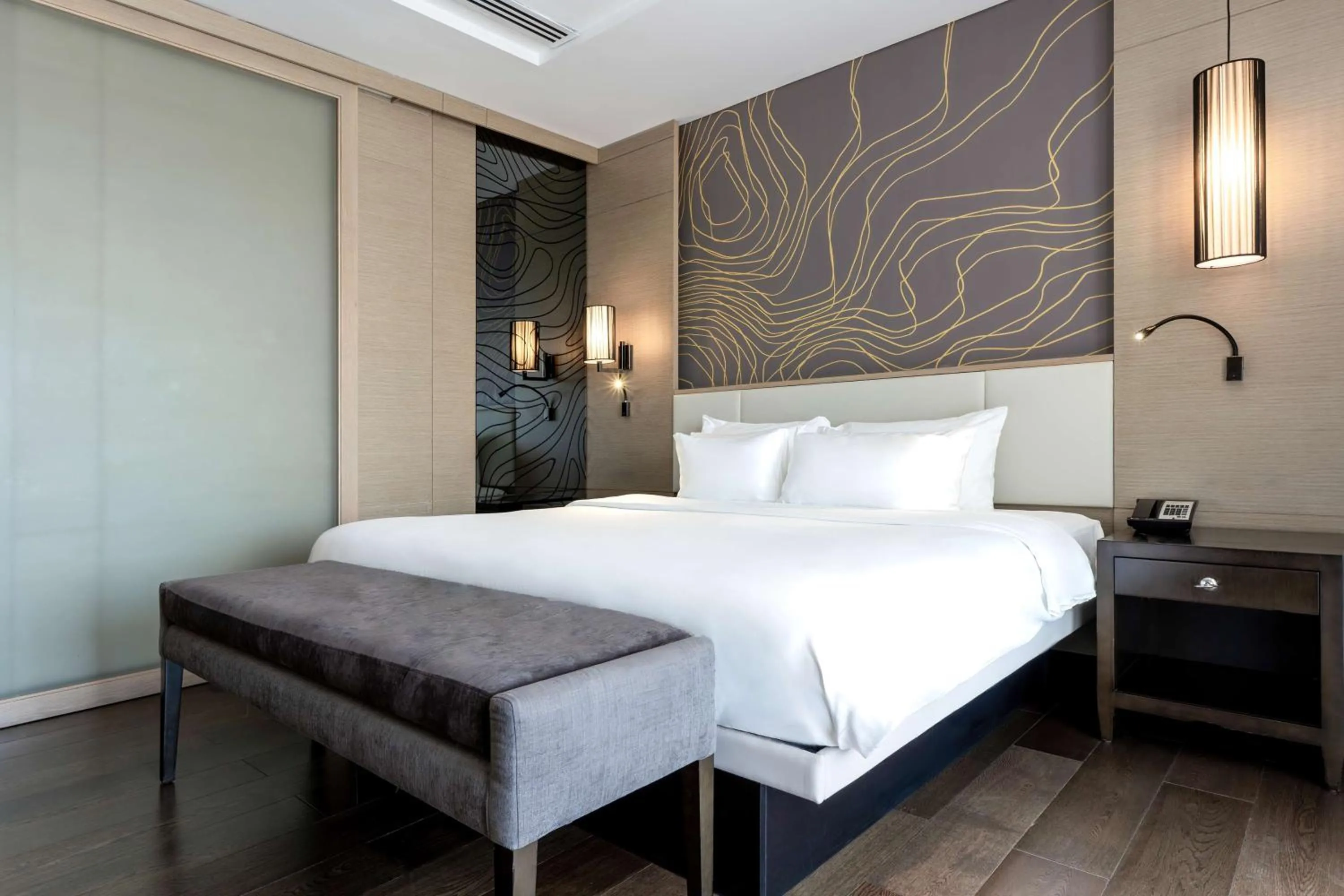 Bedroom, Bed in Radisson Collection Muscat, Hormuz Grand