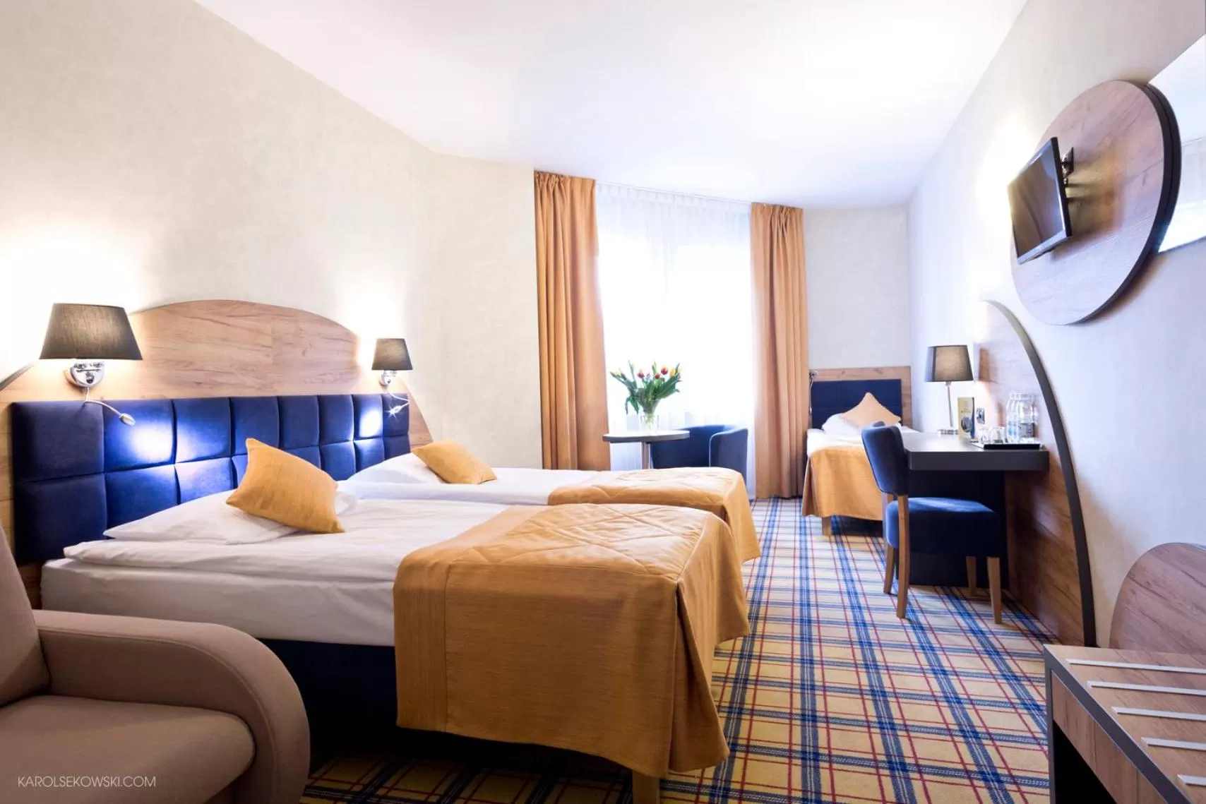 Photo of the whole room, Bed in Hotel Justyna