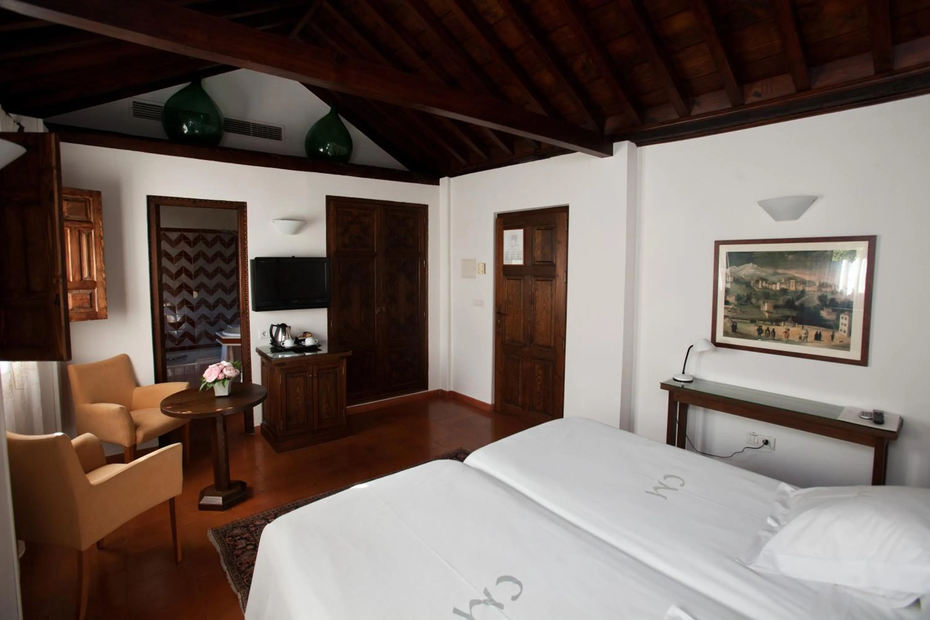 Decorative detail, Bed in Hotel Casa Morisca