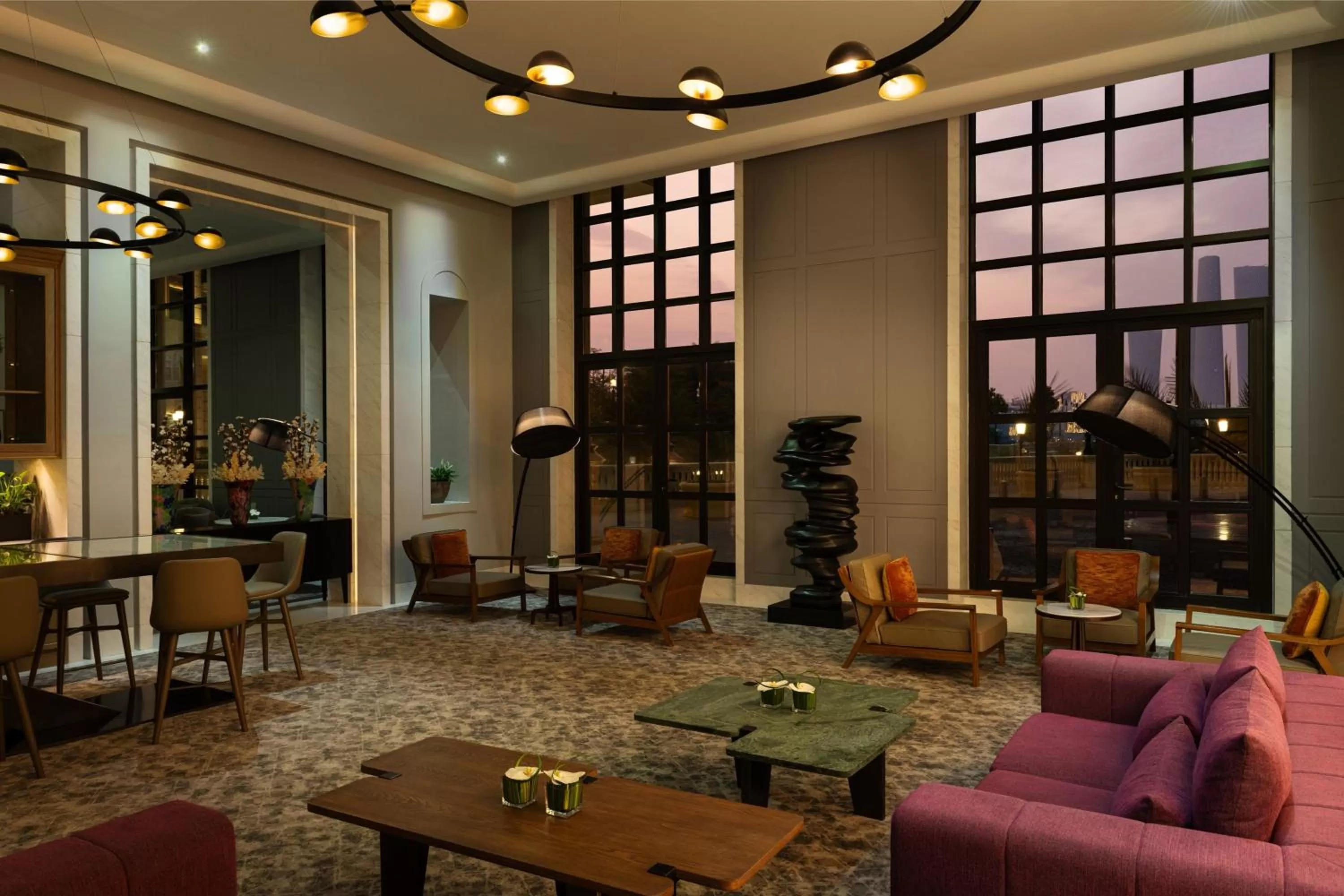 Lobby or reception in Le Royal Méridien Place Vendôme Lusail