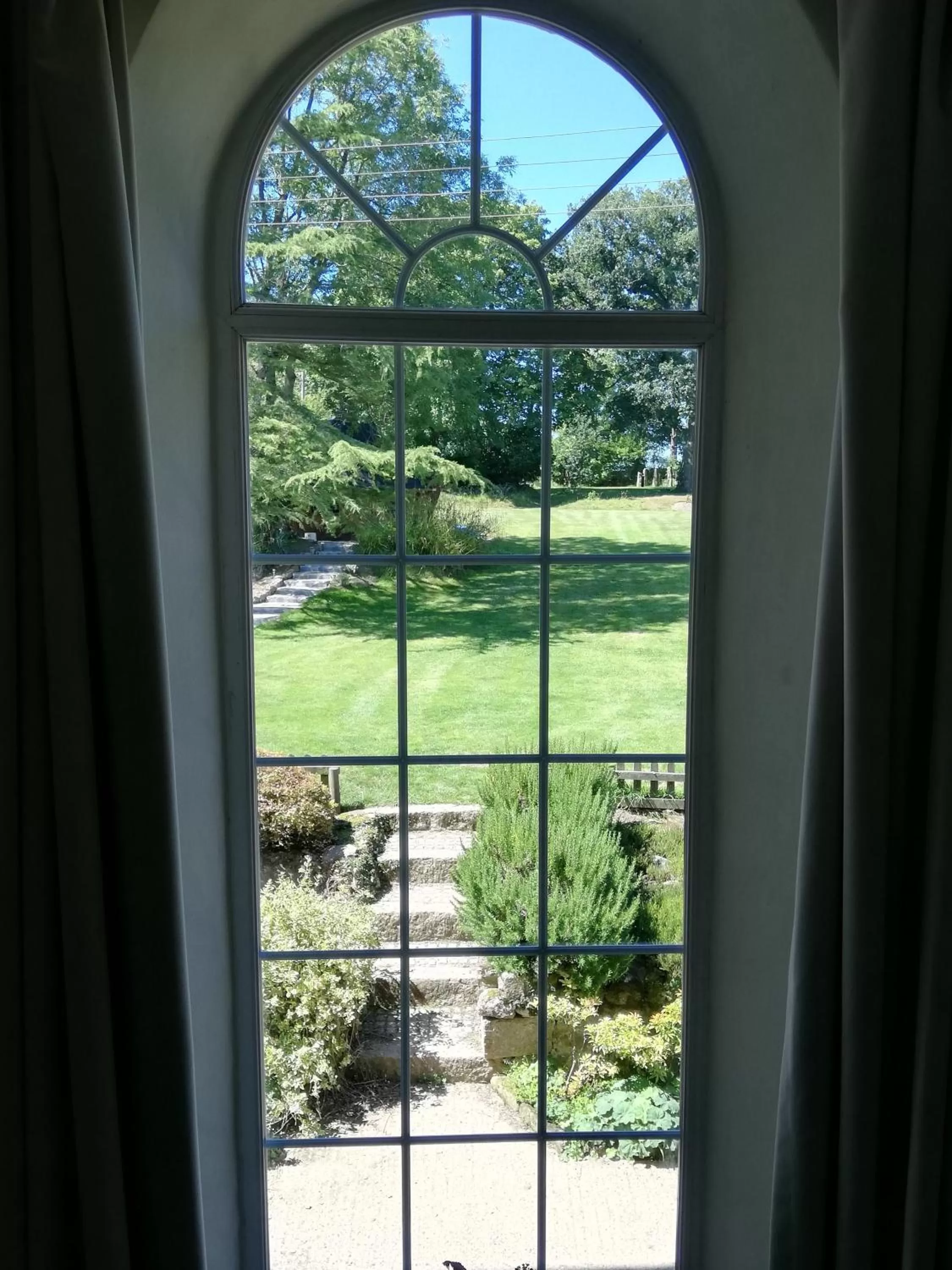 Garden in Lovaton Farmhouse