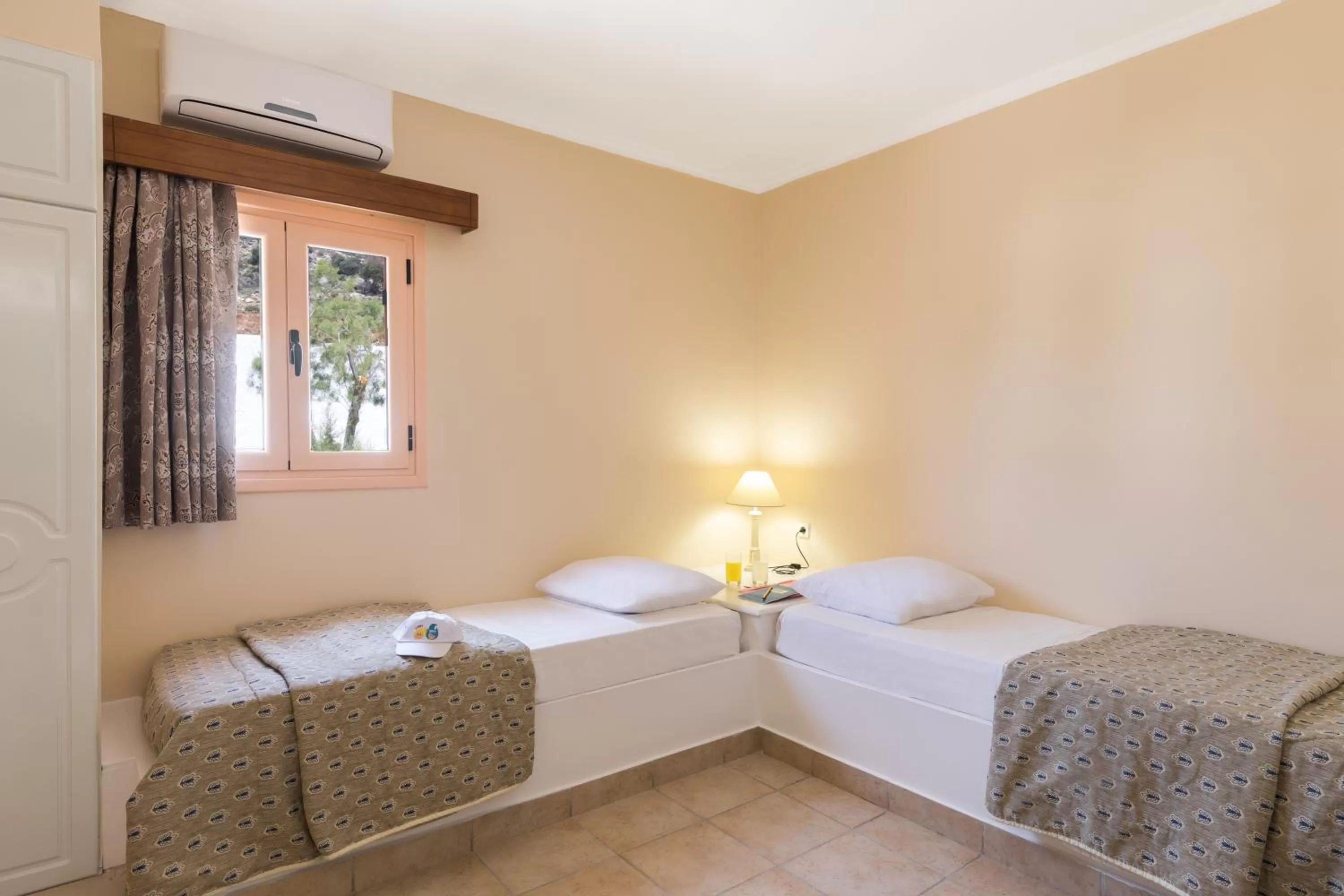 Bedroom, Bed in Canvas by Mitsis Family Village