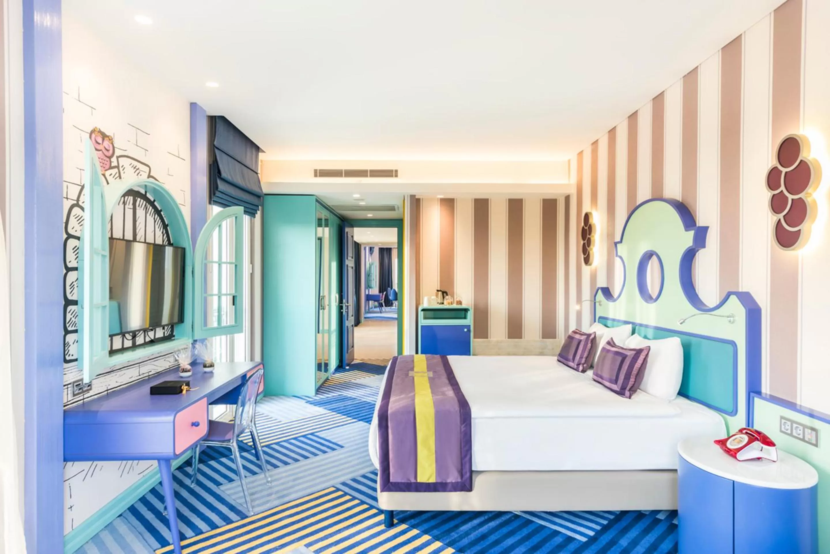 View (from property/room), Bed in The Land Of Legends Kingdom Hotel - All-in Concept