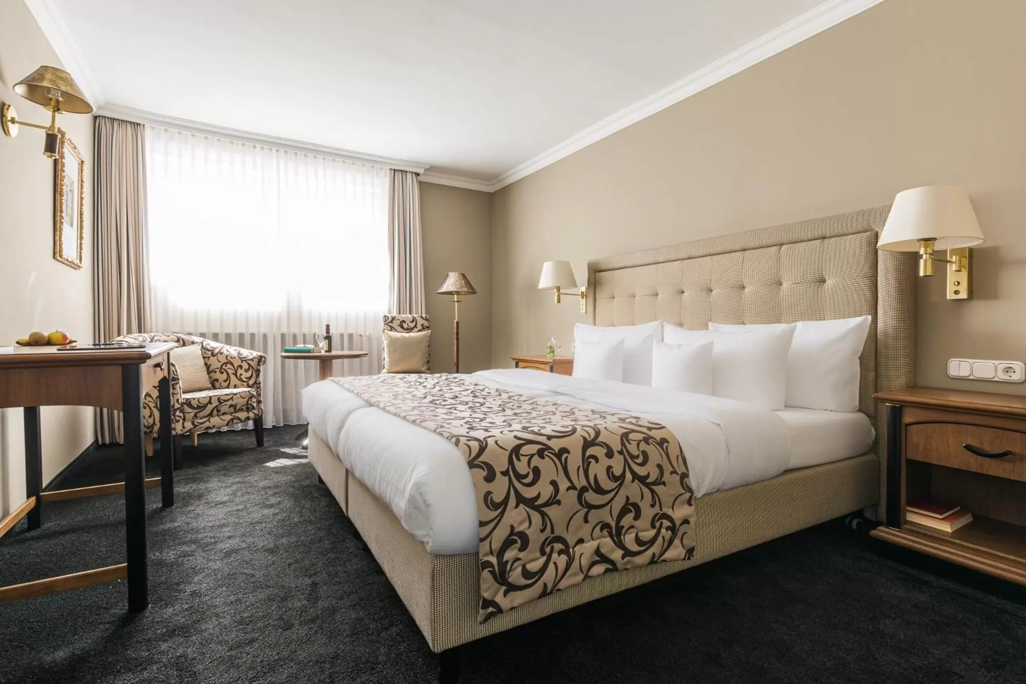 Bed in Niemeyers Romantik Posthotel