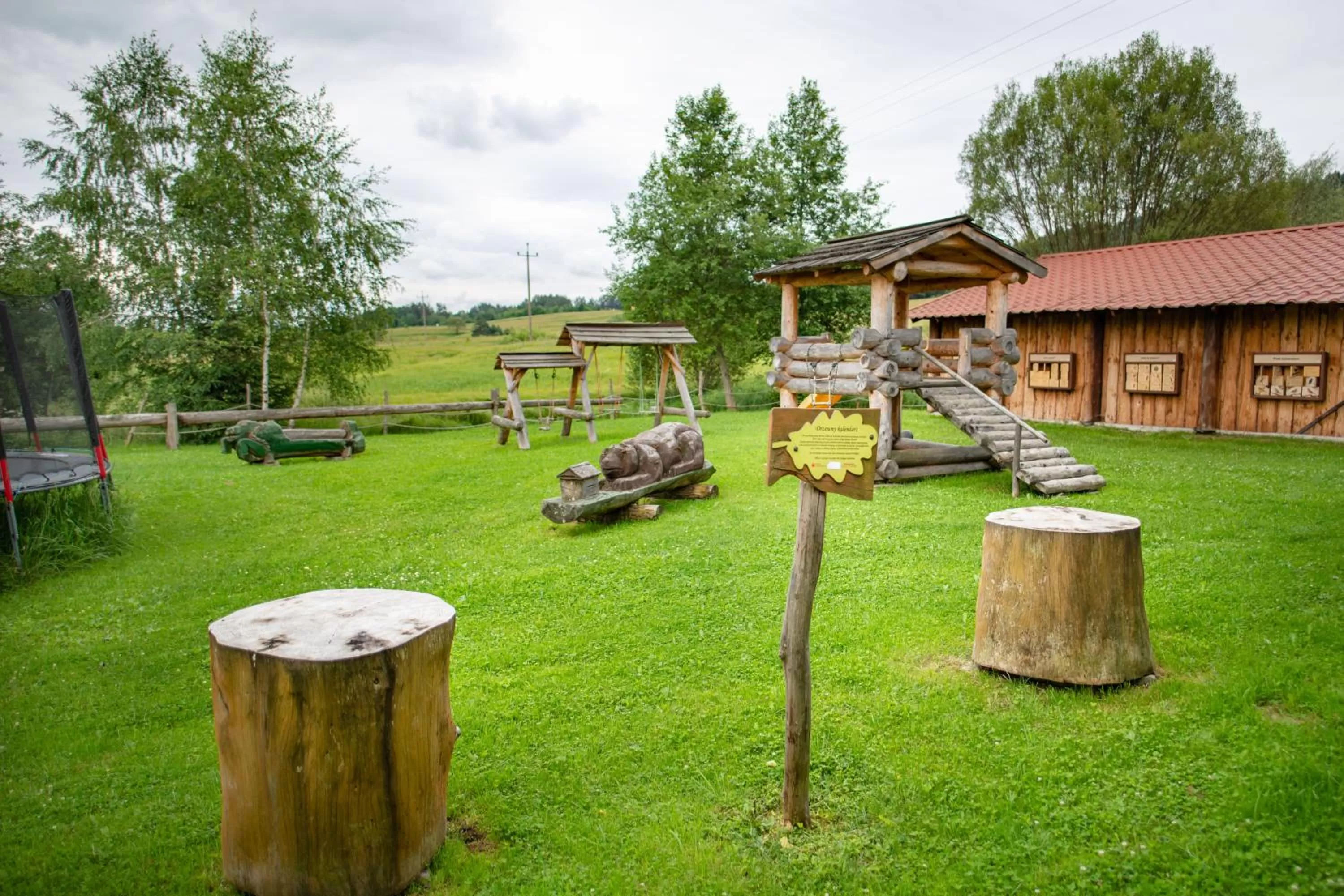 Children play ground in Gościniec Pięciu Stawów