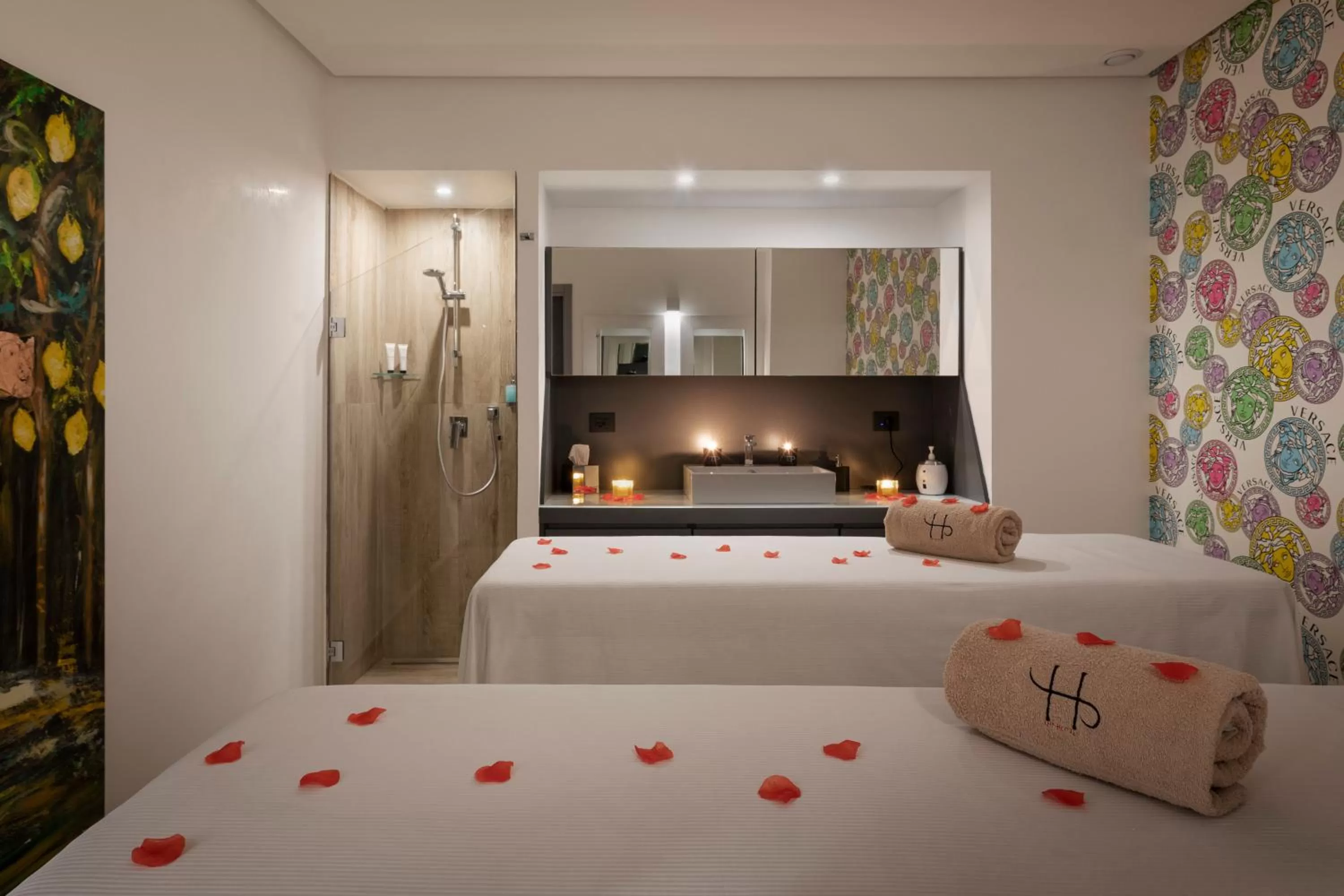 Spa and wellness centre/facilities, Bed in LHP Napoli Palace & SPA