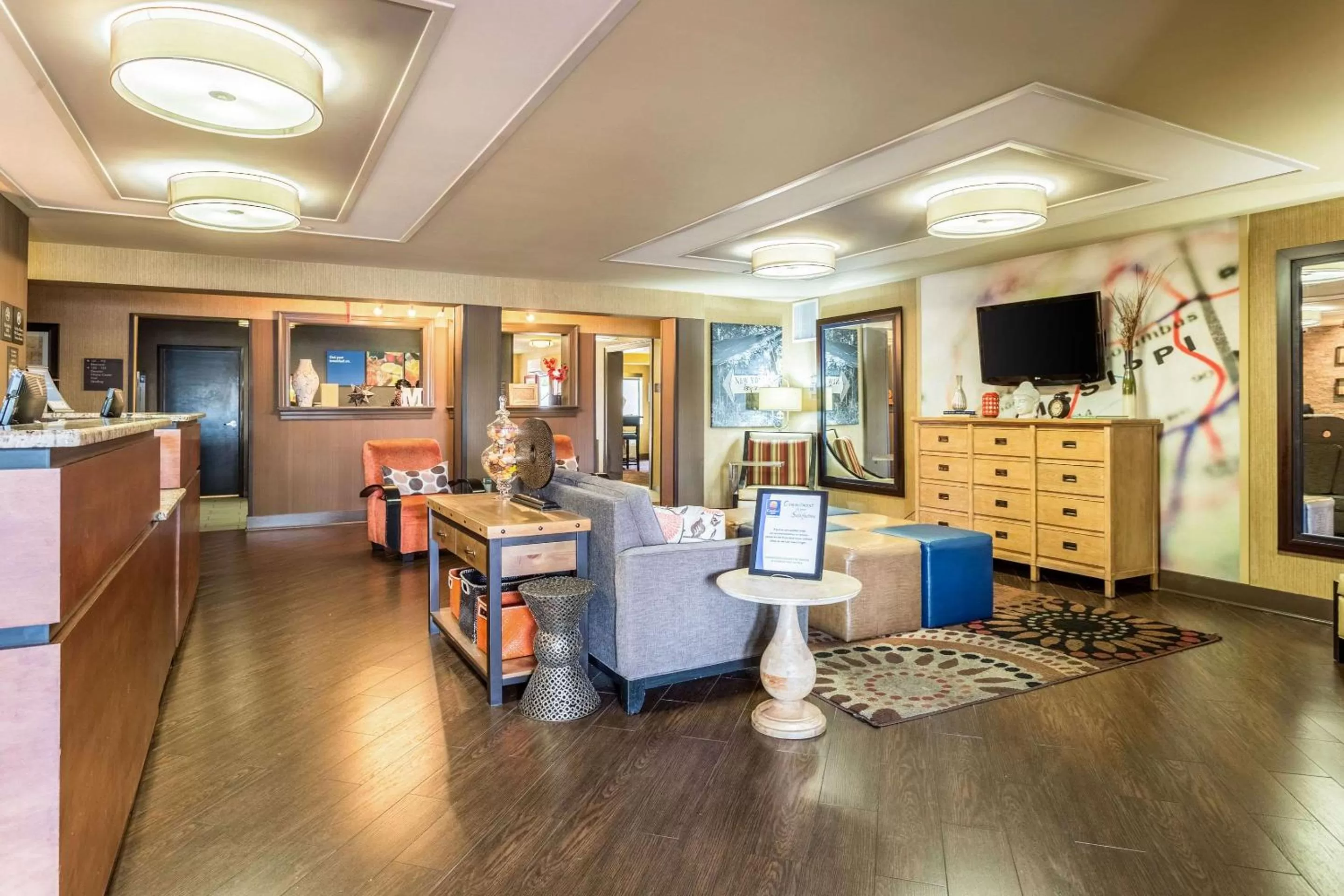 Lobby or reception in Comfort Inn Tupelo Central