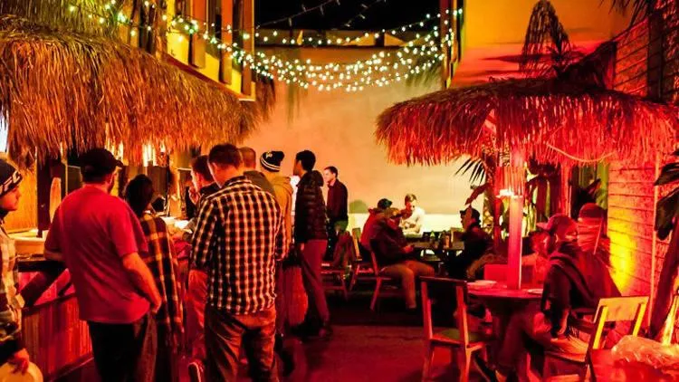 People in Banana Bungalow West Hollywood Hotel & Hostel