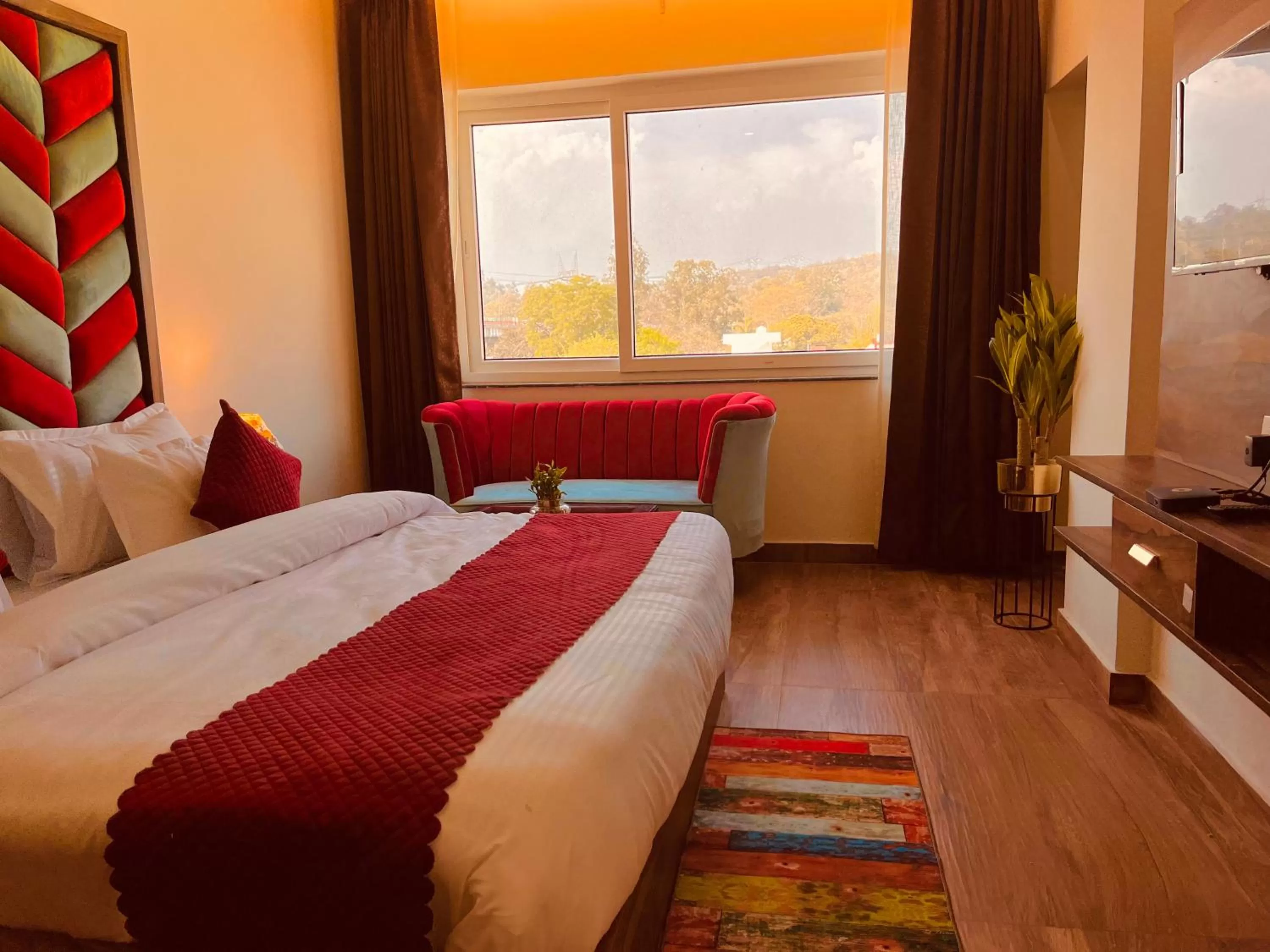 Bed in Hotel Gange, Haridwar