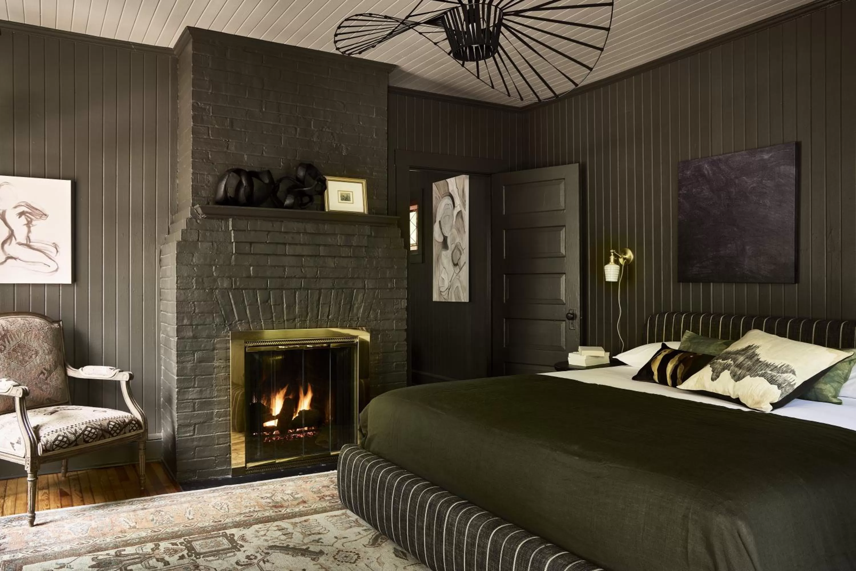 Bed in Blind Tiger Asheville