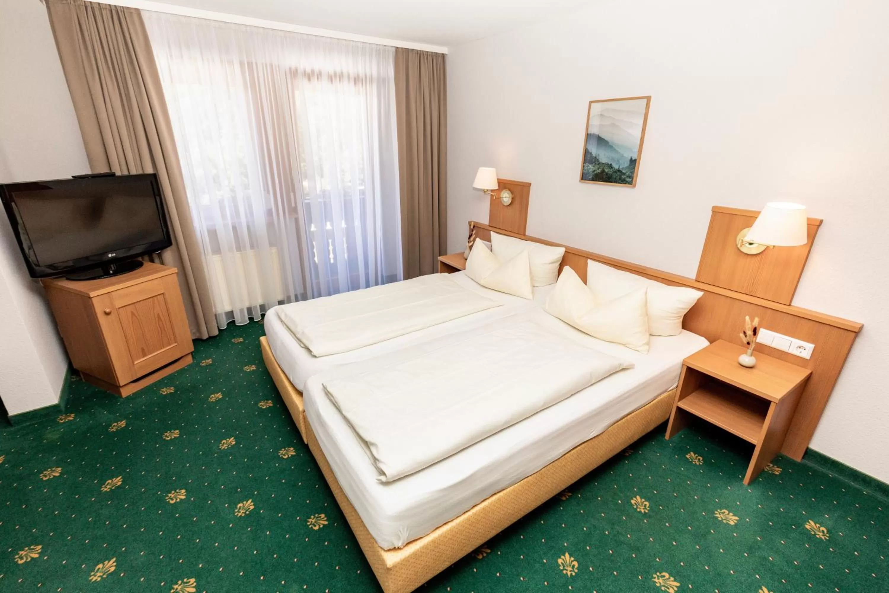 Photo of the whole room, Bed in Landhaus Lauble