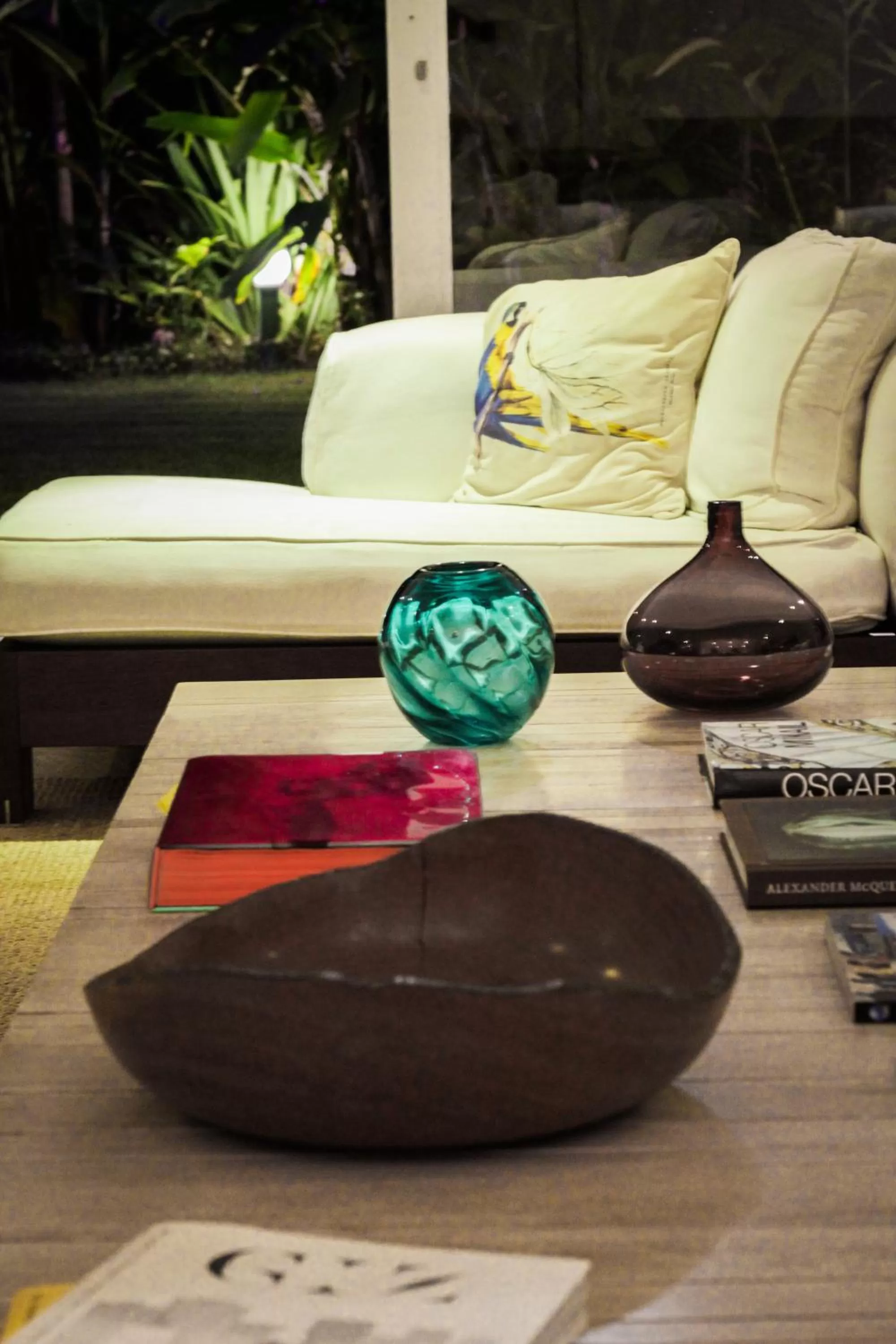 Seating area in Guest House Guarujá