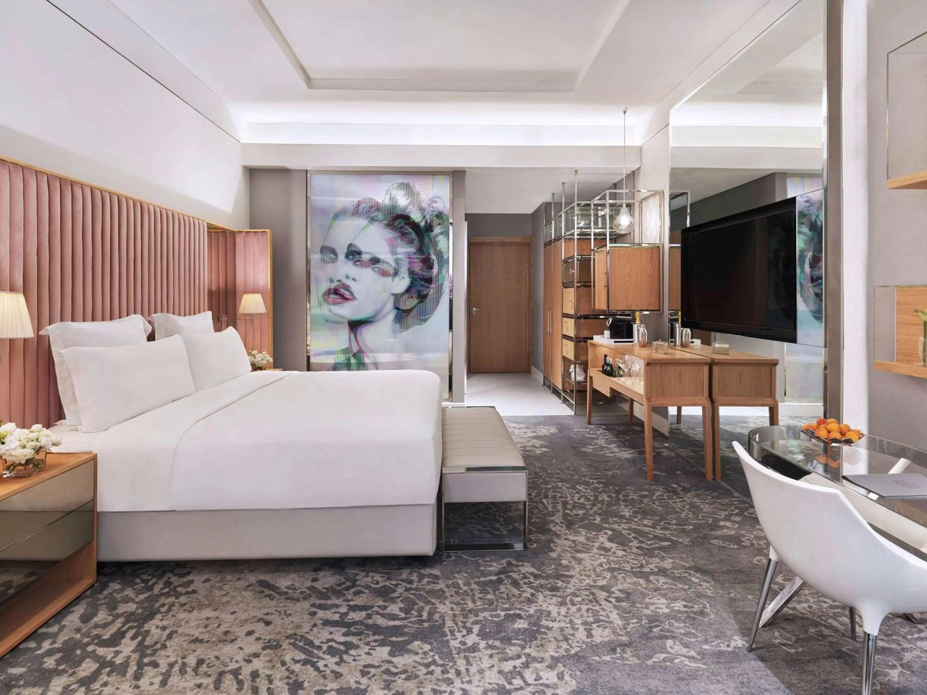 Bedroom, Bed in SLS Dubai Hotel & Residences