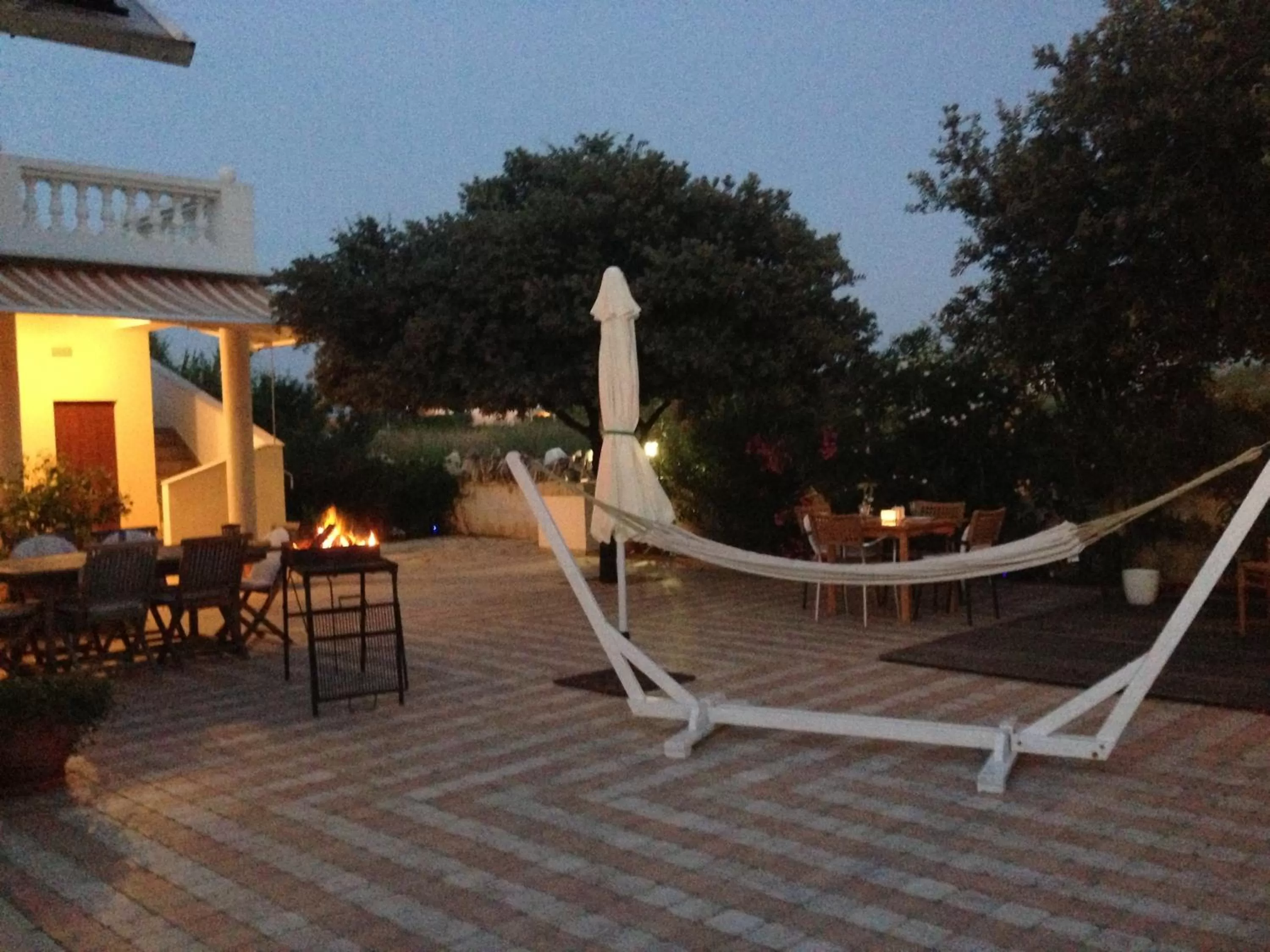 Patio in Bed&Breakfast Vanni