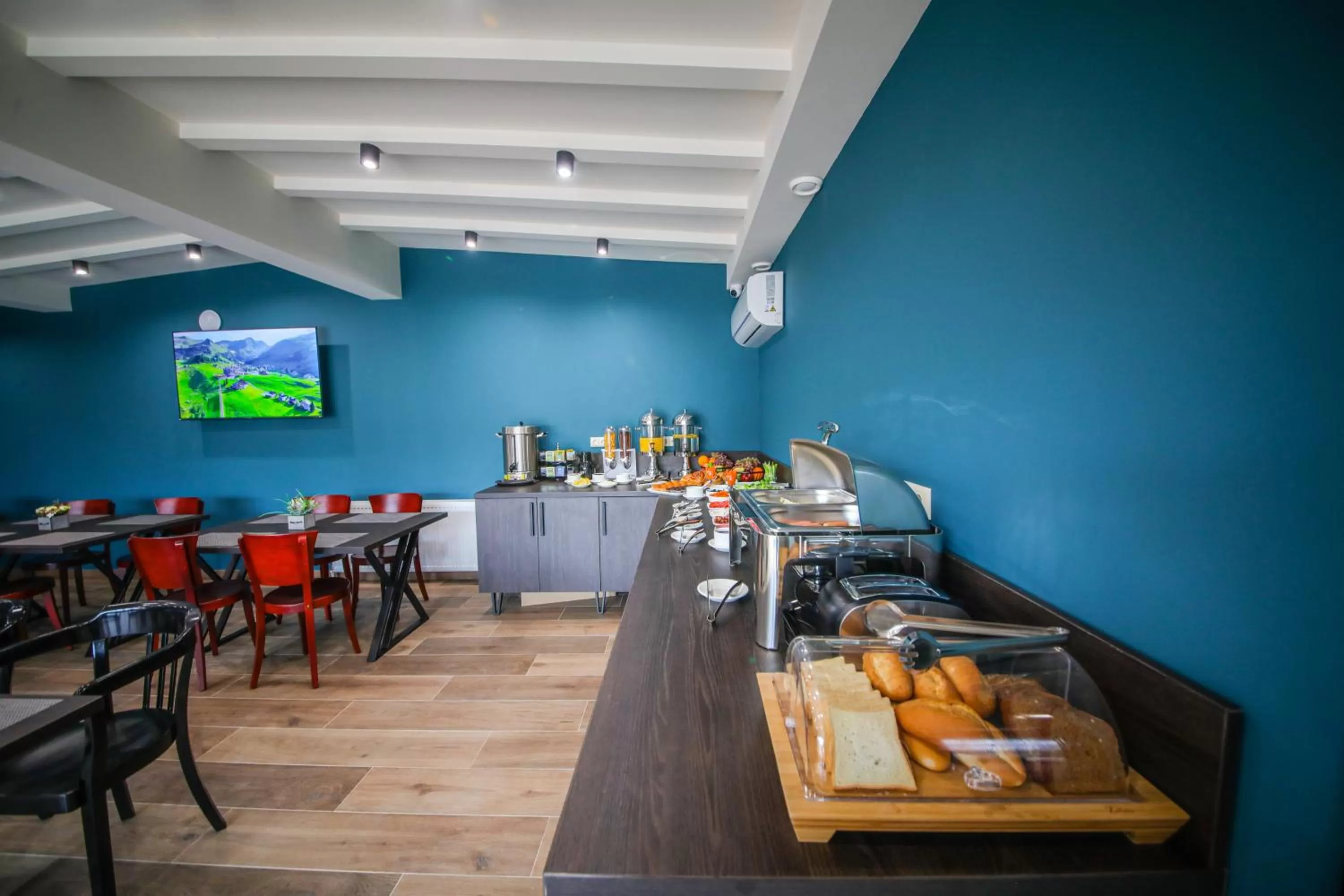 Breakfast in Hotel InnDigo in Kutaisi