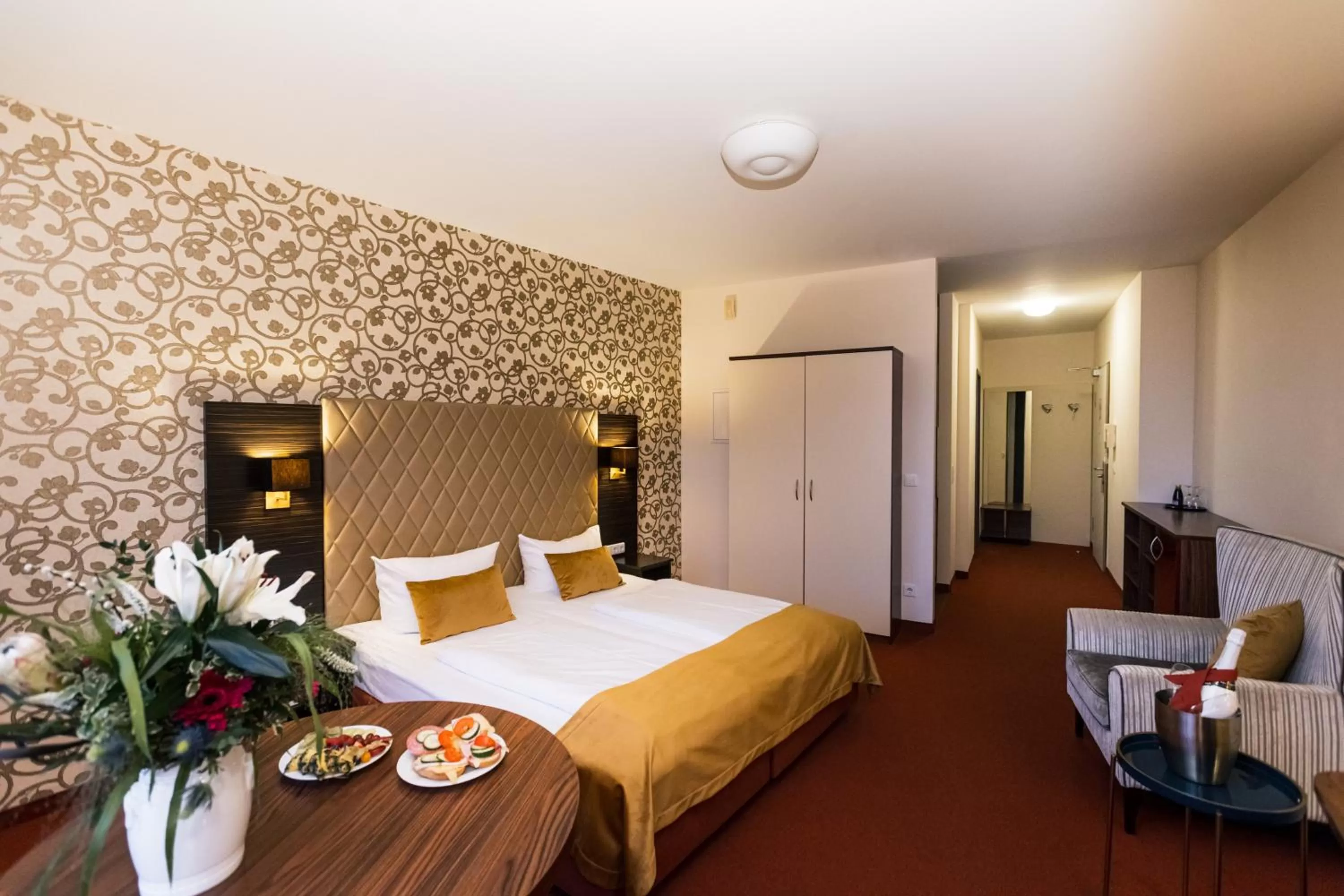 Bed in Royal International Leipzig