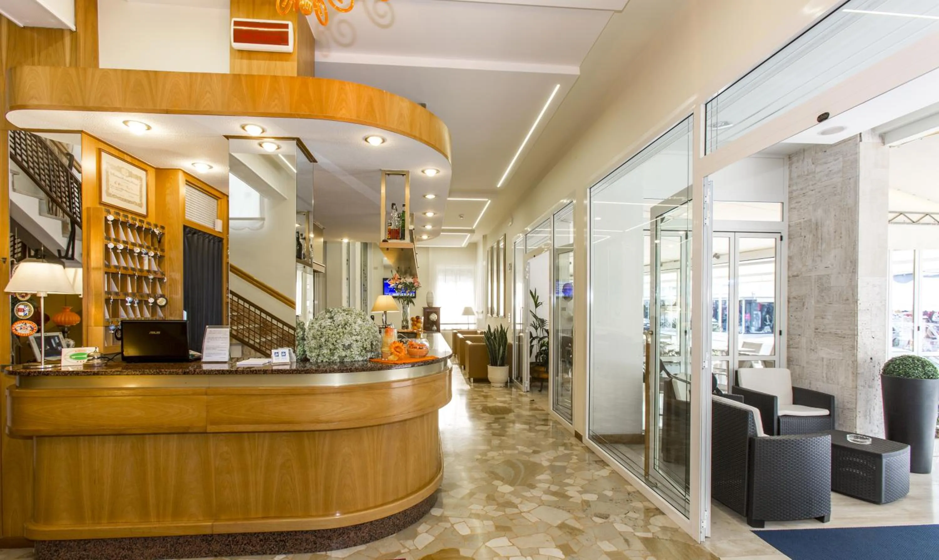 Patio in Hotel Touring