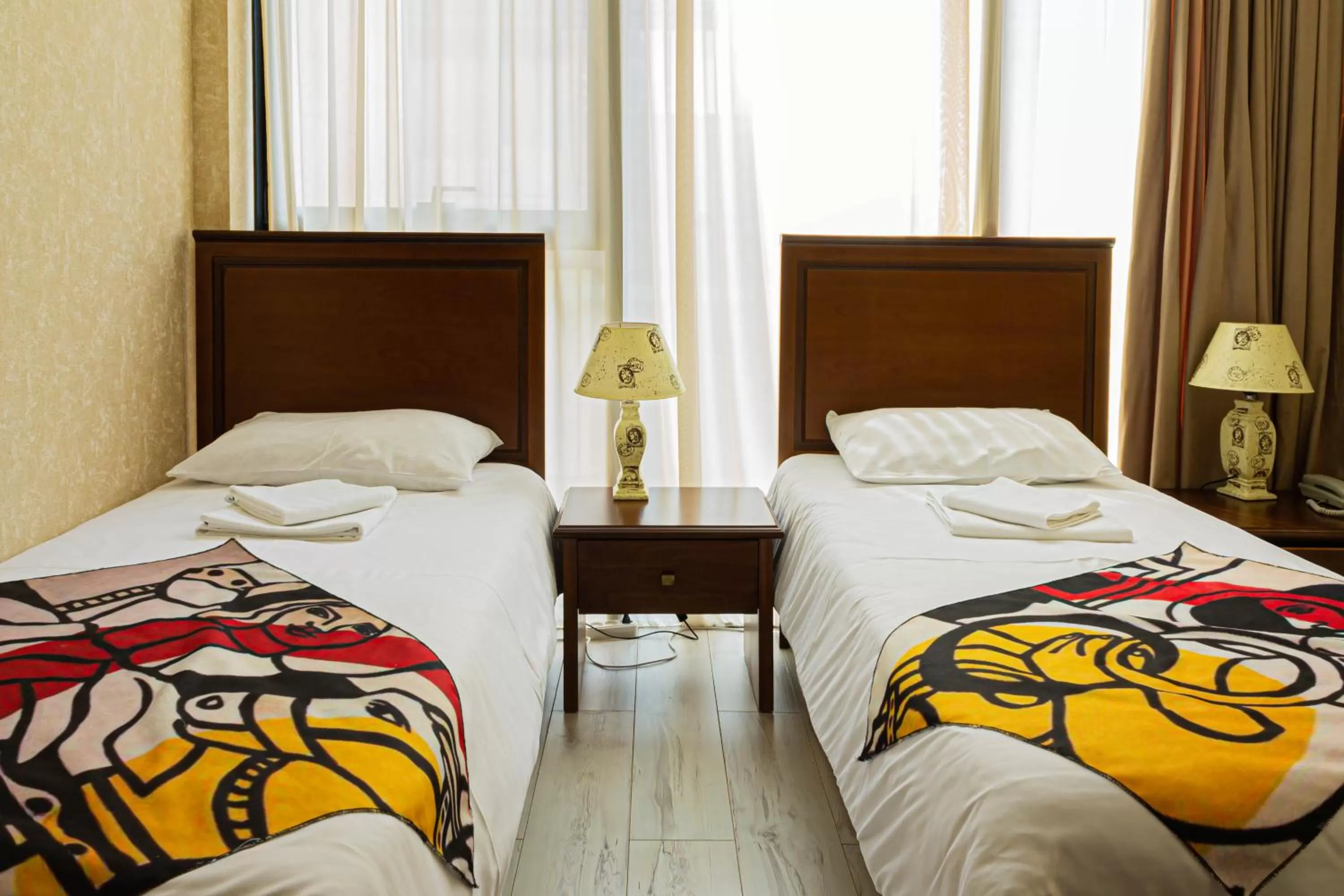 Bed in Hotel Liberty Theatre