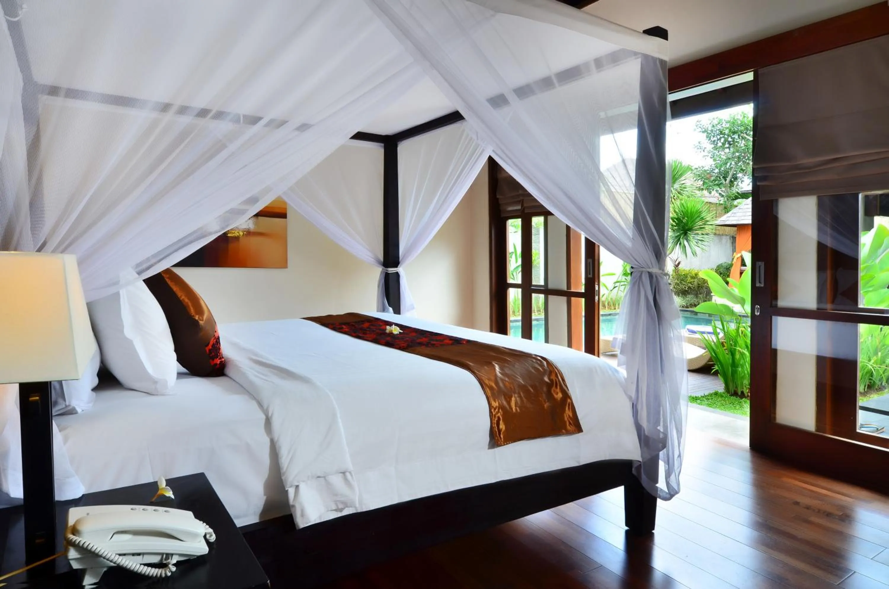 Bedroom, Bed in The Khayangan Dreams Villa Umalas