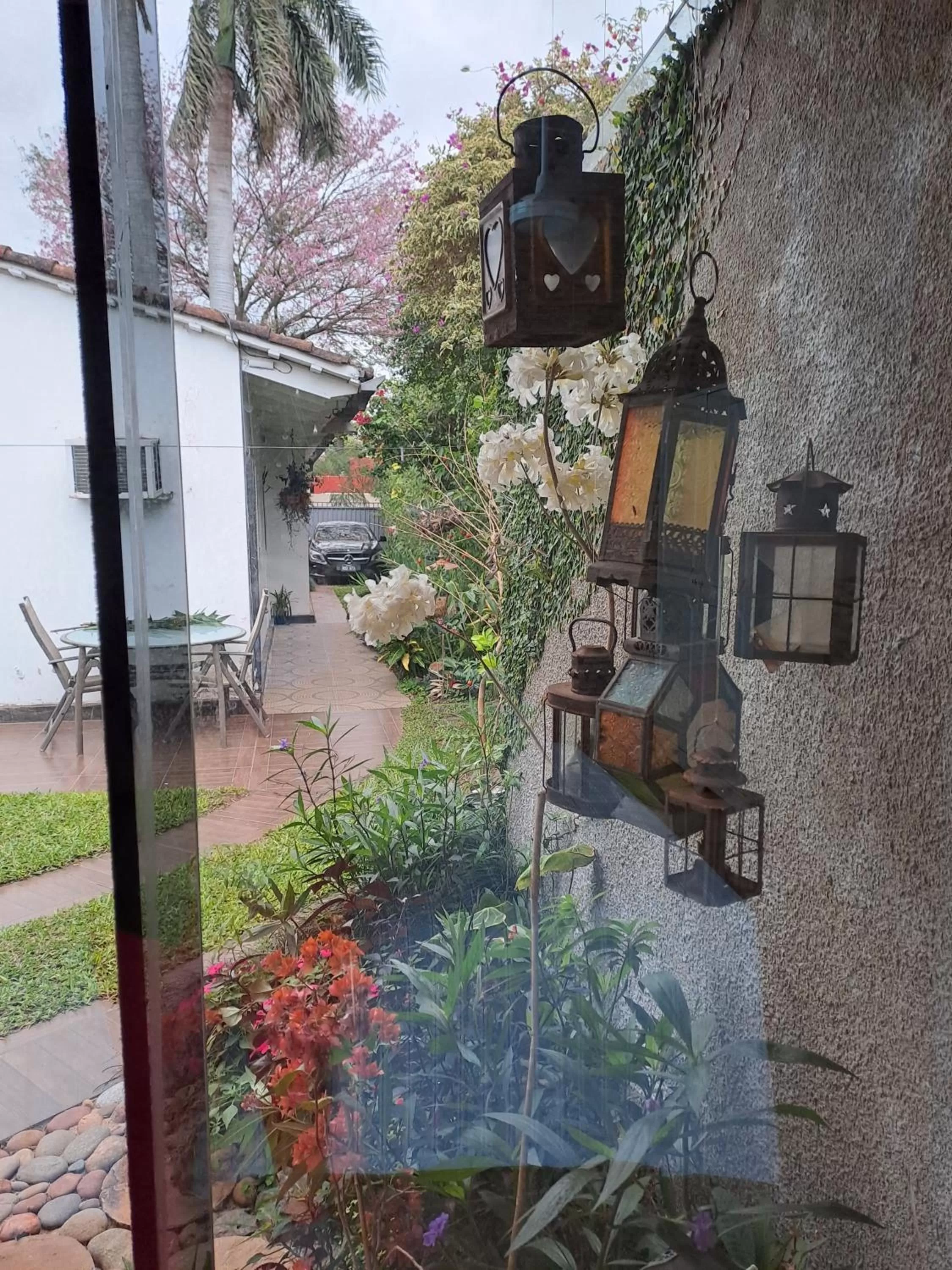 Garden view in Granados B&B