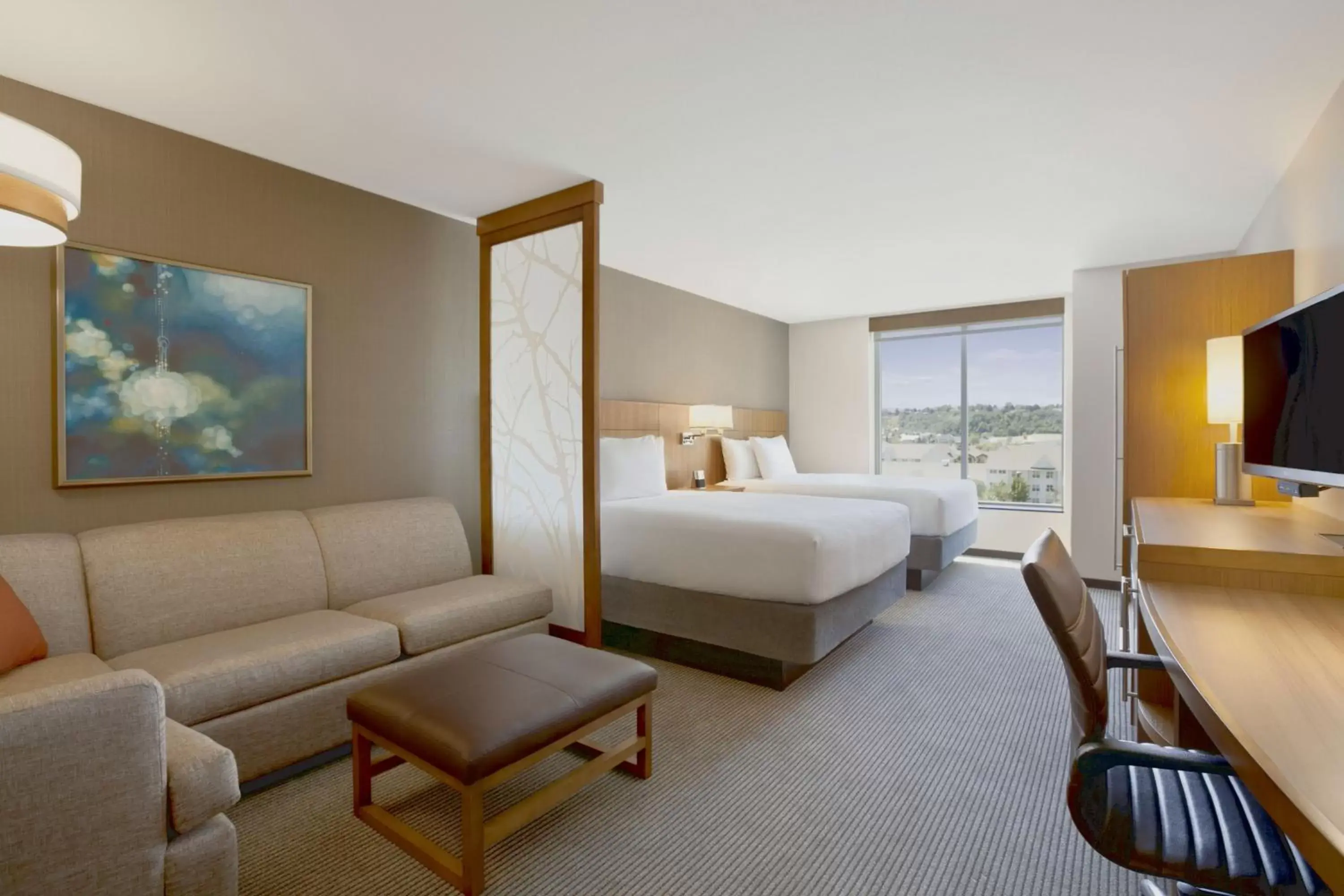 Queen Room with Two Queen Beds and Sofa Bed in Hyatt Place Salt Lake City/Cottonwood Queen Room with Two Queen Beds and Sofa Bed in Hyatt Place Salt Lake City/Cottonwood