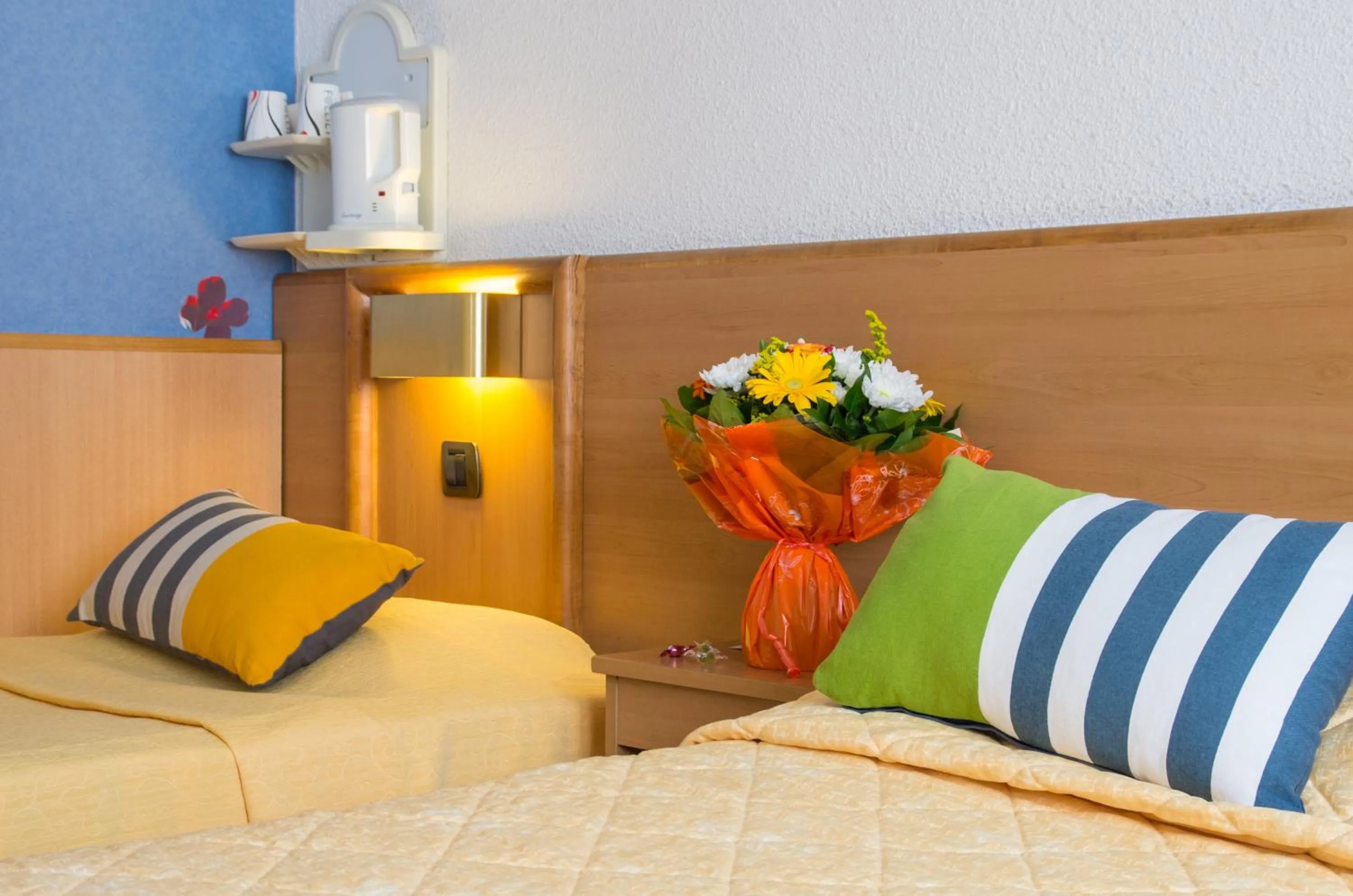 Decorative detail, Bed in Cit'Hotel Avantici Gap