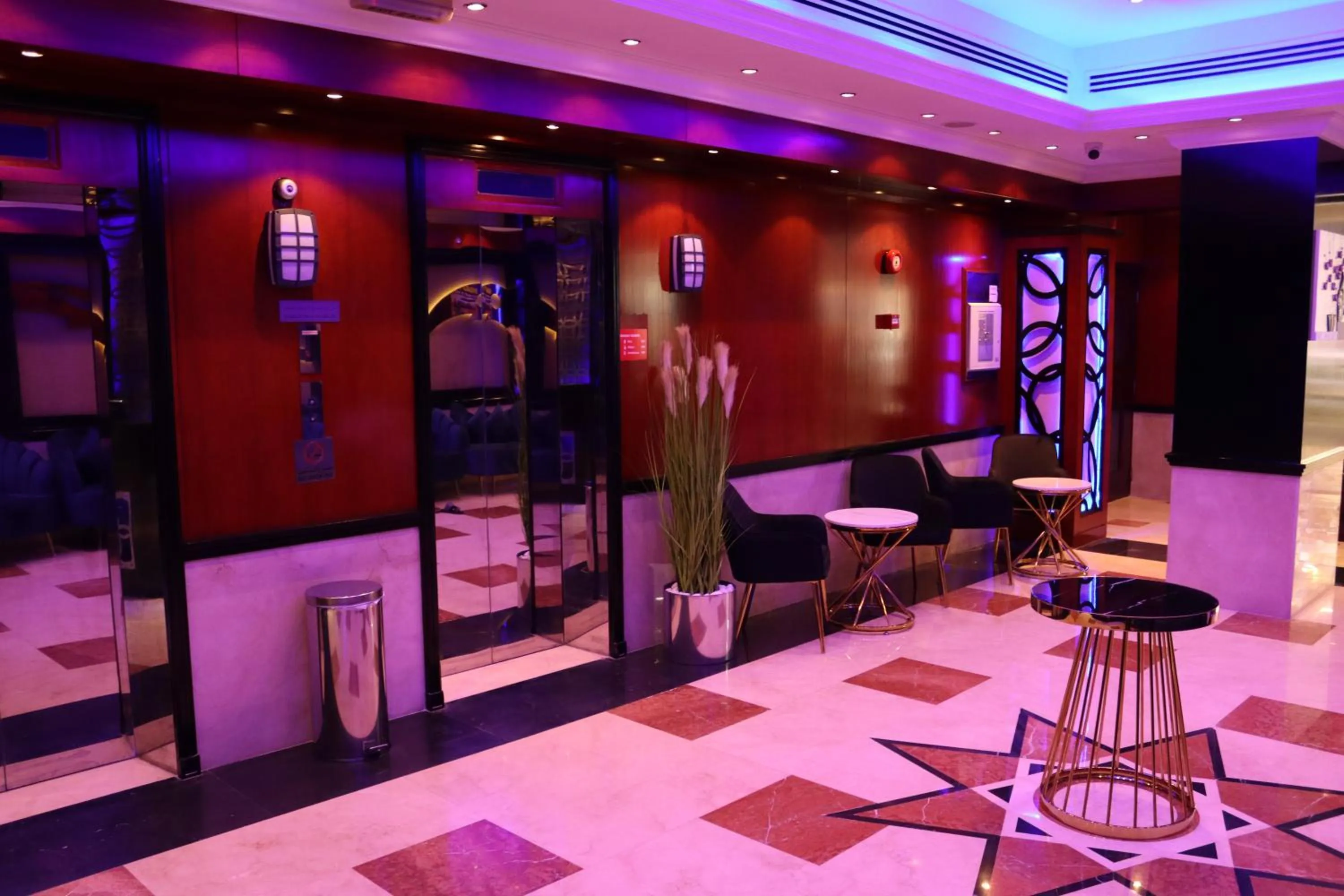 Seating area in GSS Palace Hotel