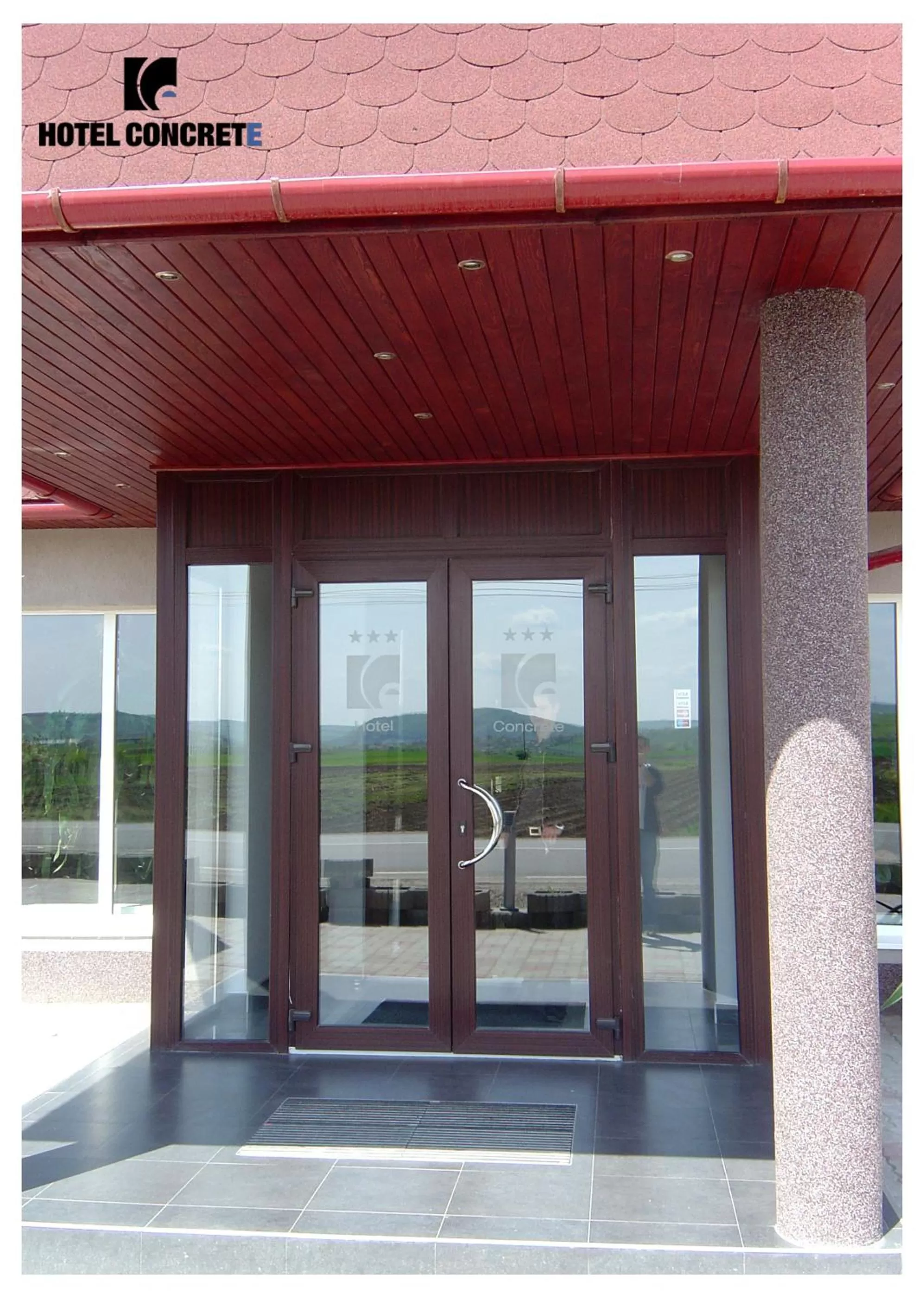 Facade/entrance in Hotel Concrete