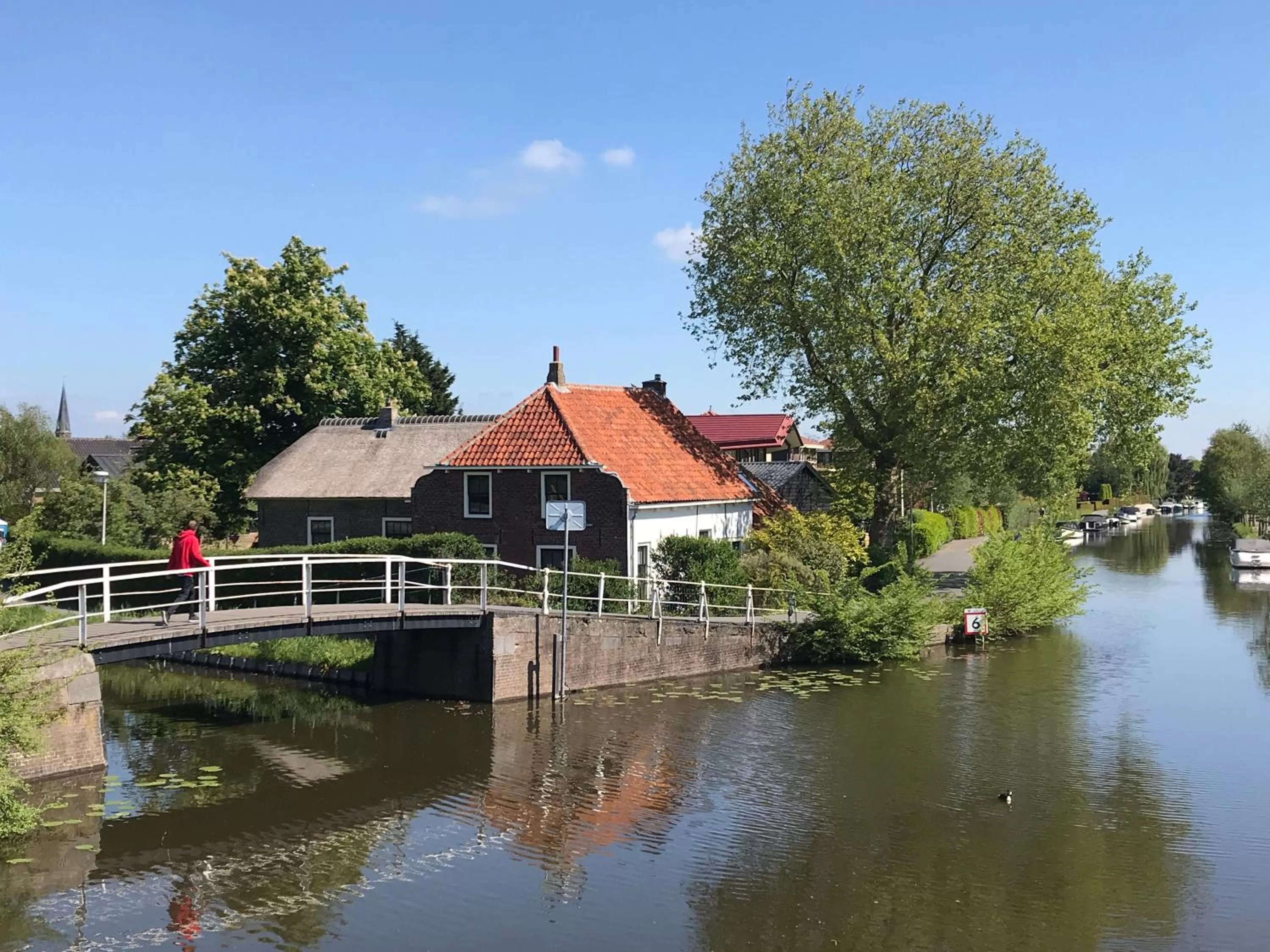 Natural landscape in Bed&Breakfast Maasland