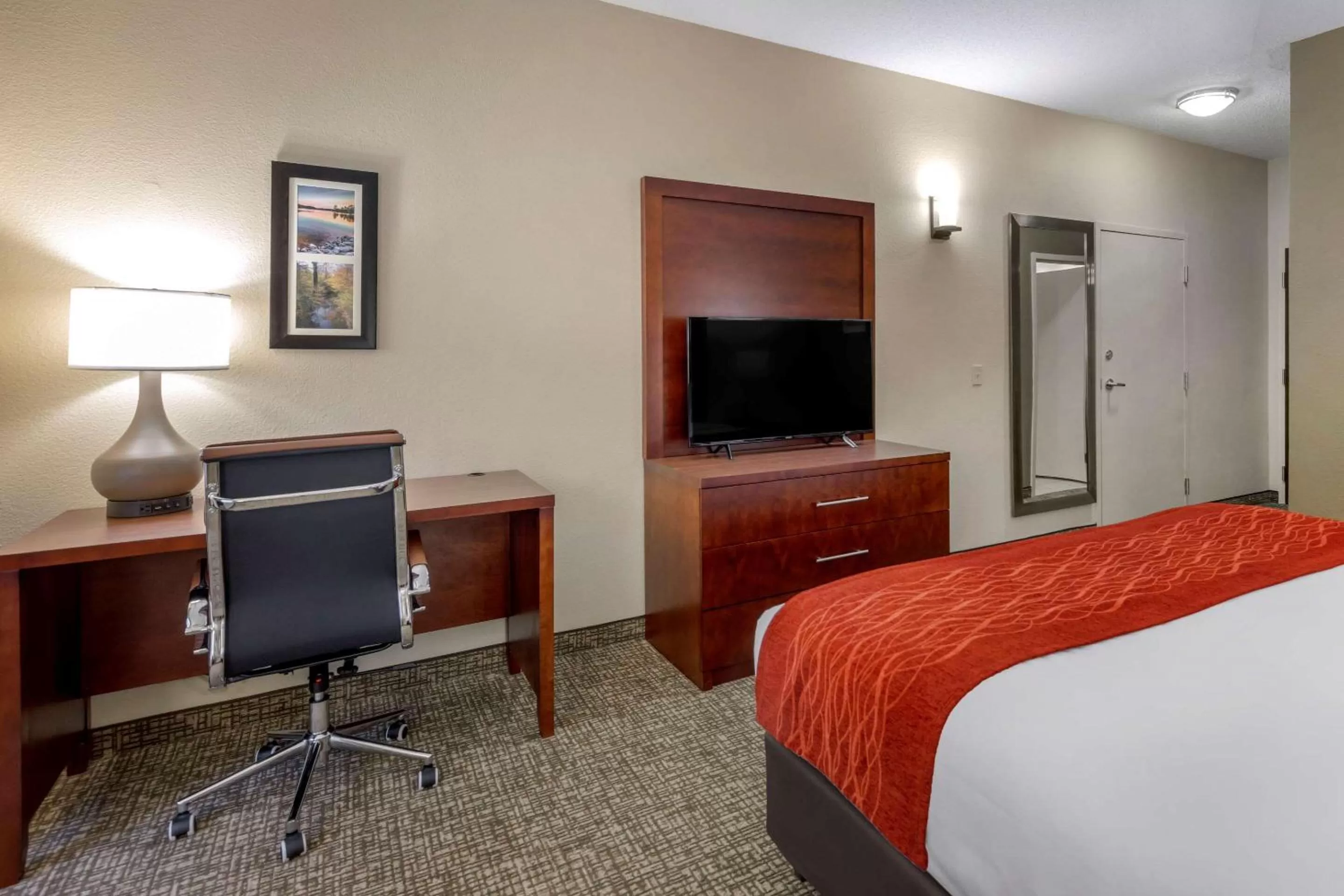 Photo of the whole room, Bed in Comfort Inn & Suites Canton Riverstone Area