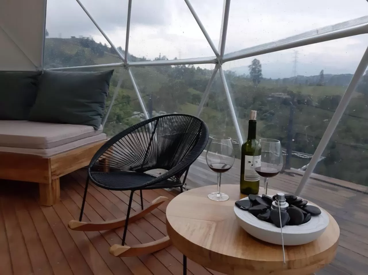 Alcoholic drinks in Ecohotel Monte Tierra Habitaciones y Glamping