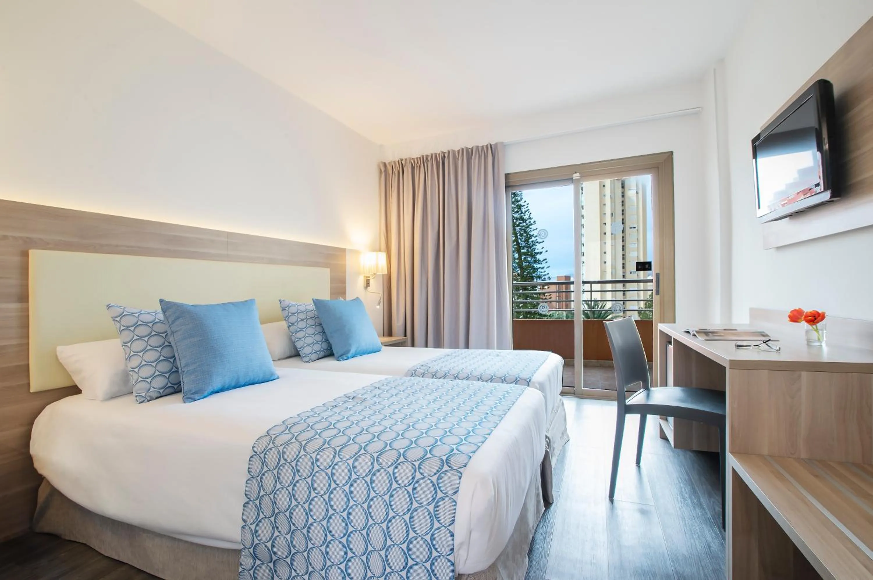 Bed in Hotel Benidorm East by Pierre & Vacances