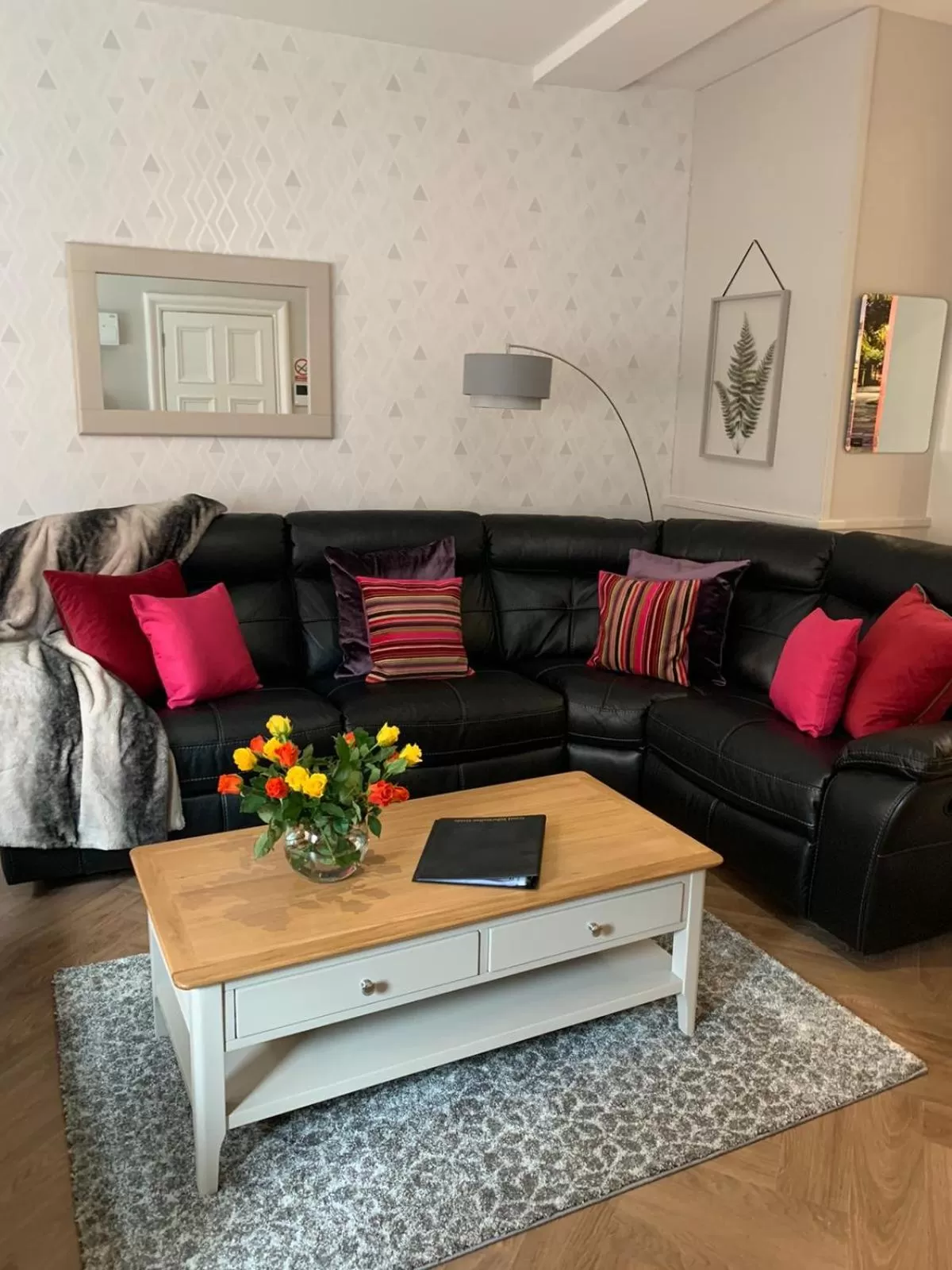 Living room in Goodramgate Apartments