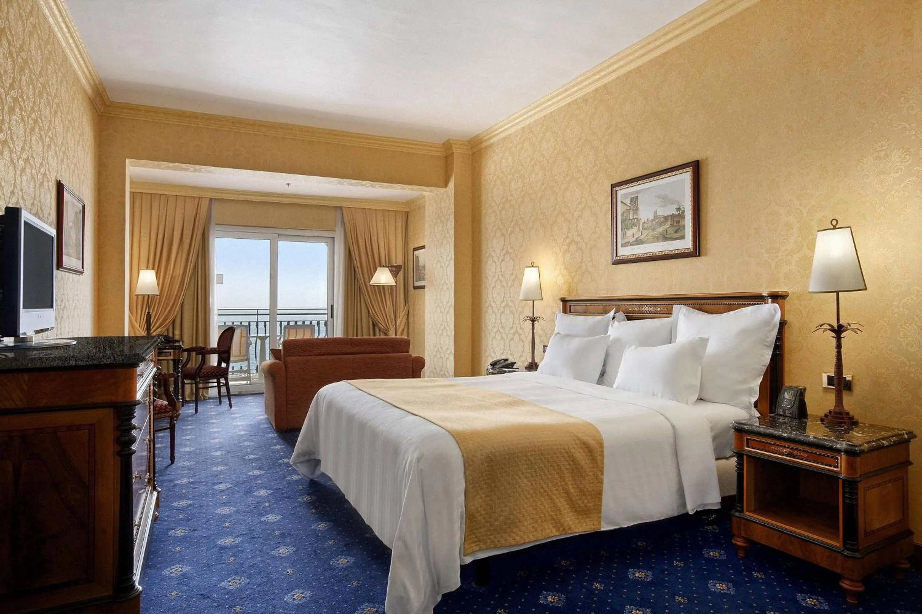 Photo of the whole room, Bed in Delta Hotels by Marriott Giardini Naxos