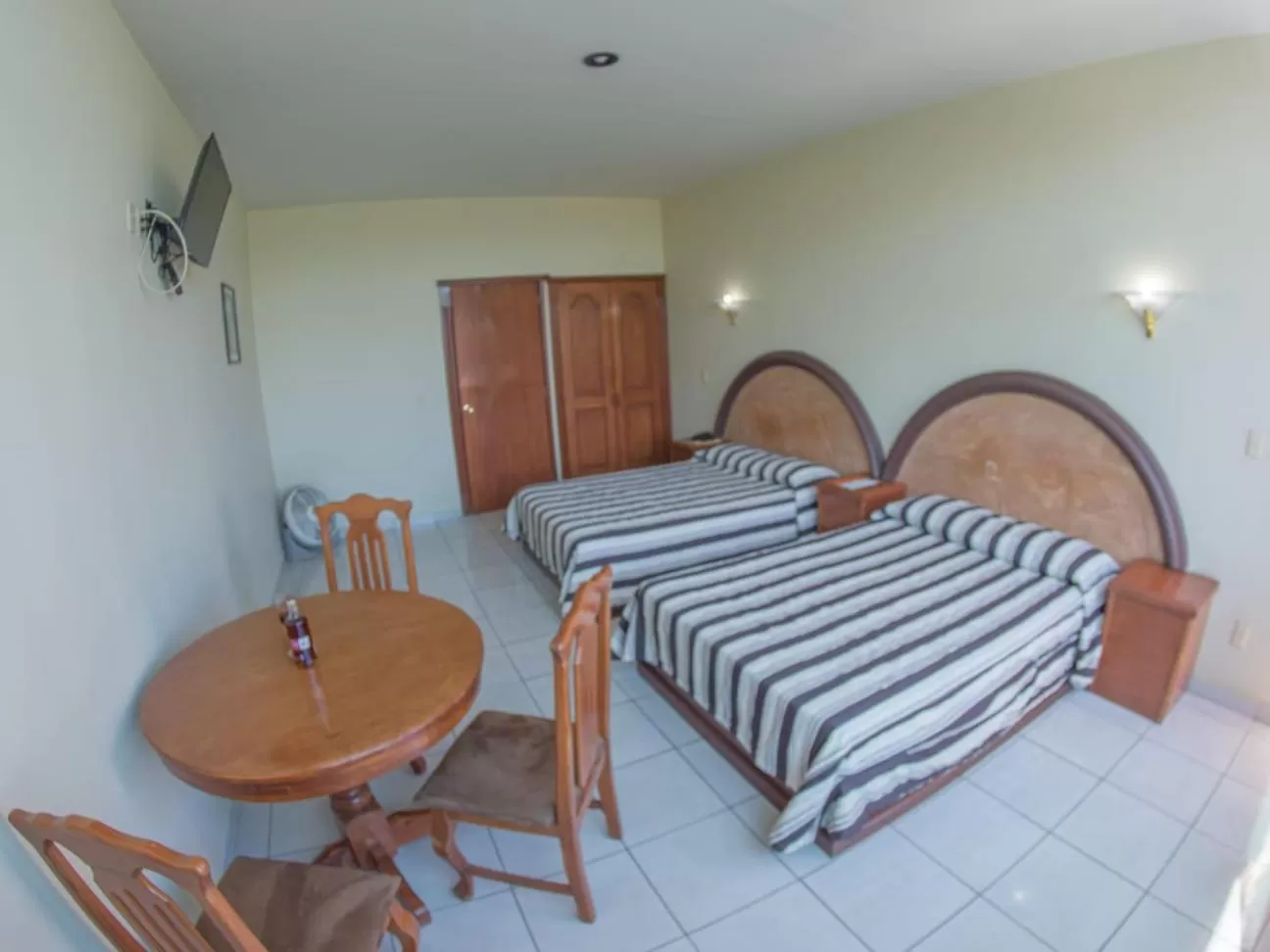 Bed in Hotel Plaza Sahuayo