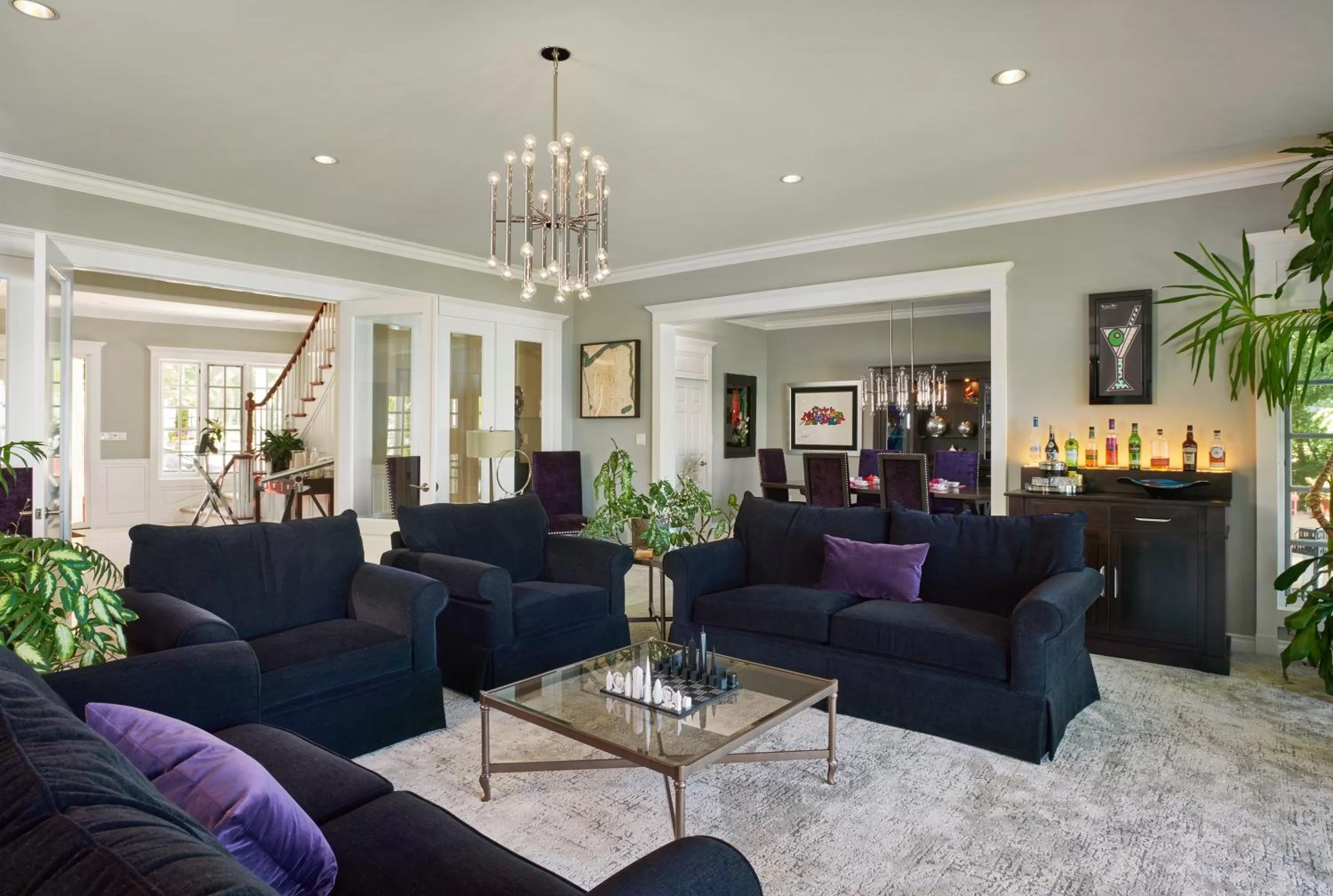 Seating area in Somerset - A Private Retreat