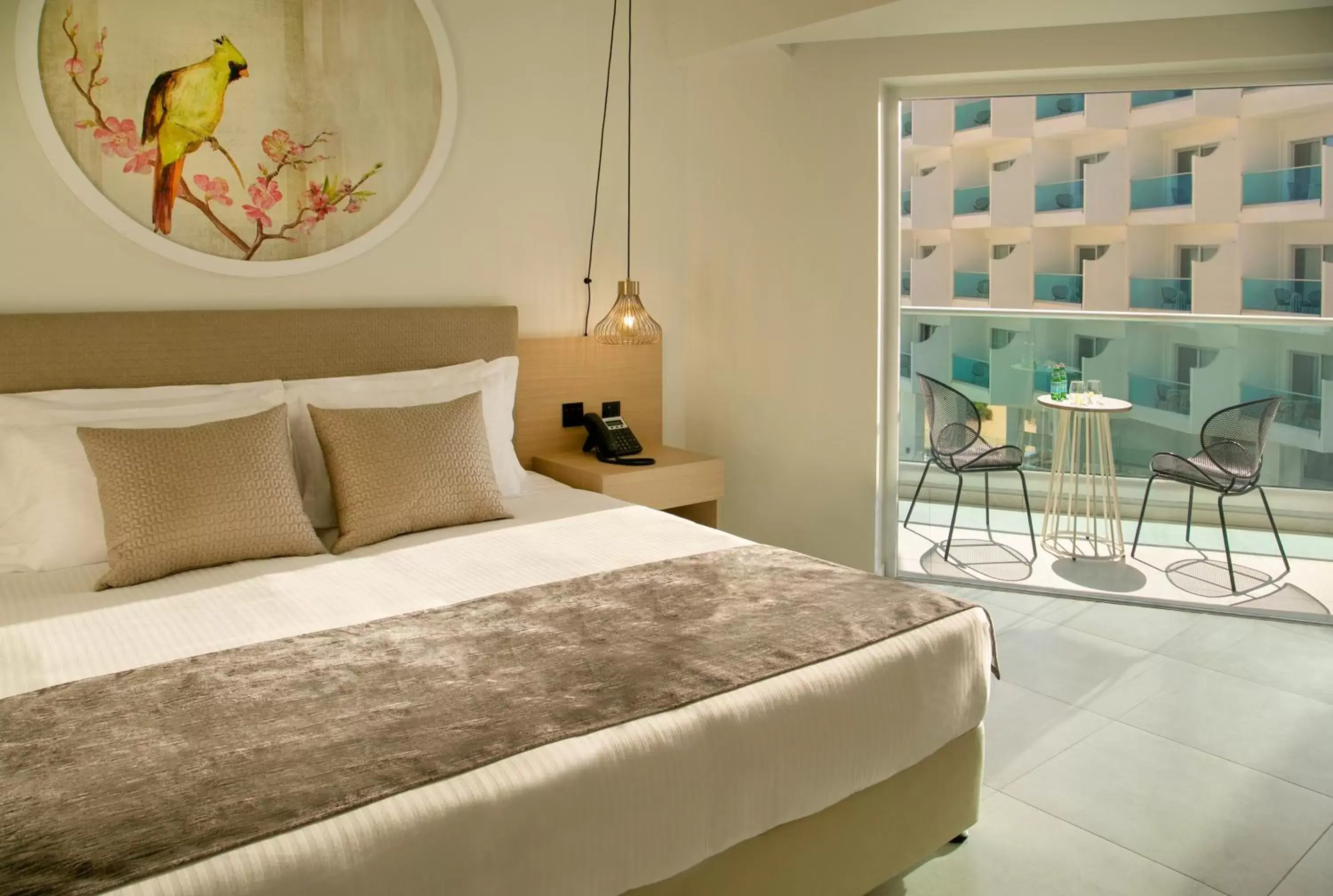 Superior Double or Twin Room with Side Sea View in NissiBlu Beach Resort Superior Double or Twin Room with Side Sea View in NissiBlu Beach Resort