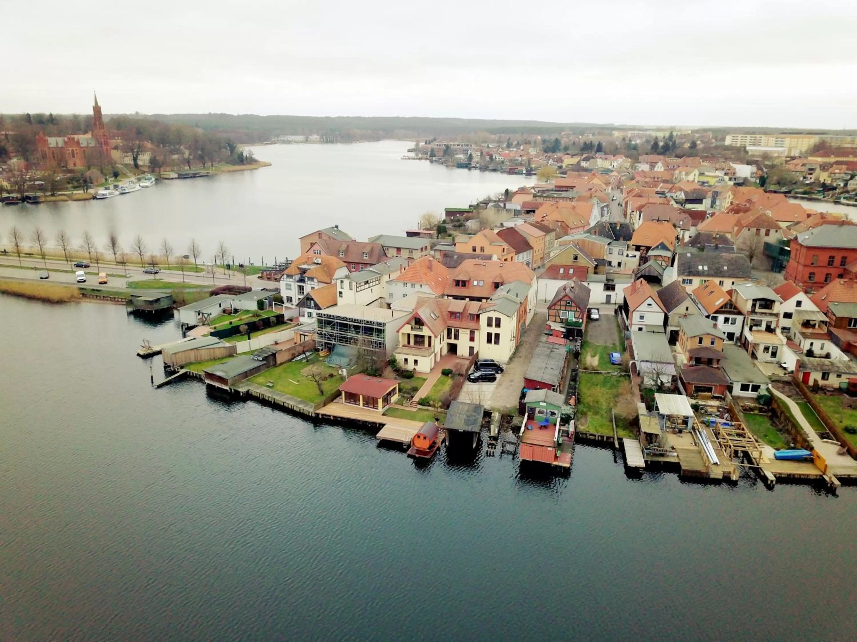Bird's eye view, Bird's-eye View in Hotel Inselhof