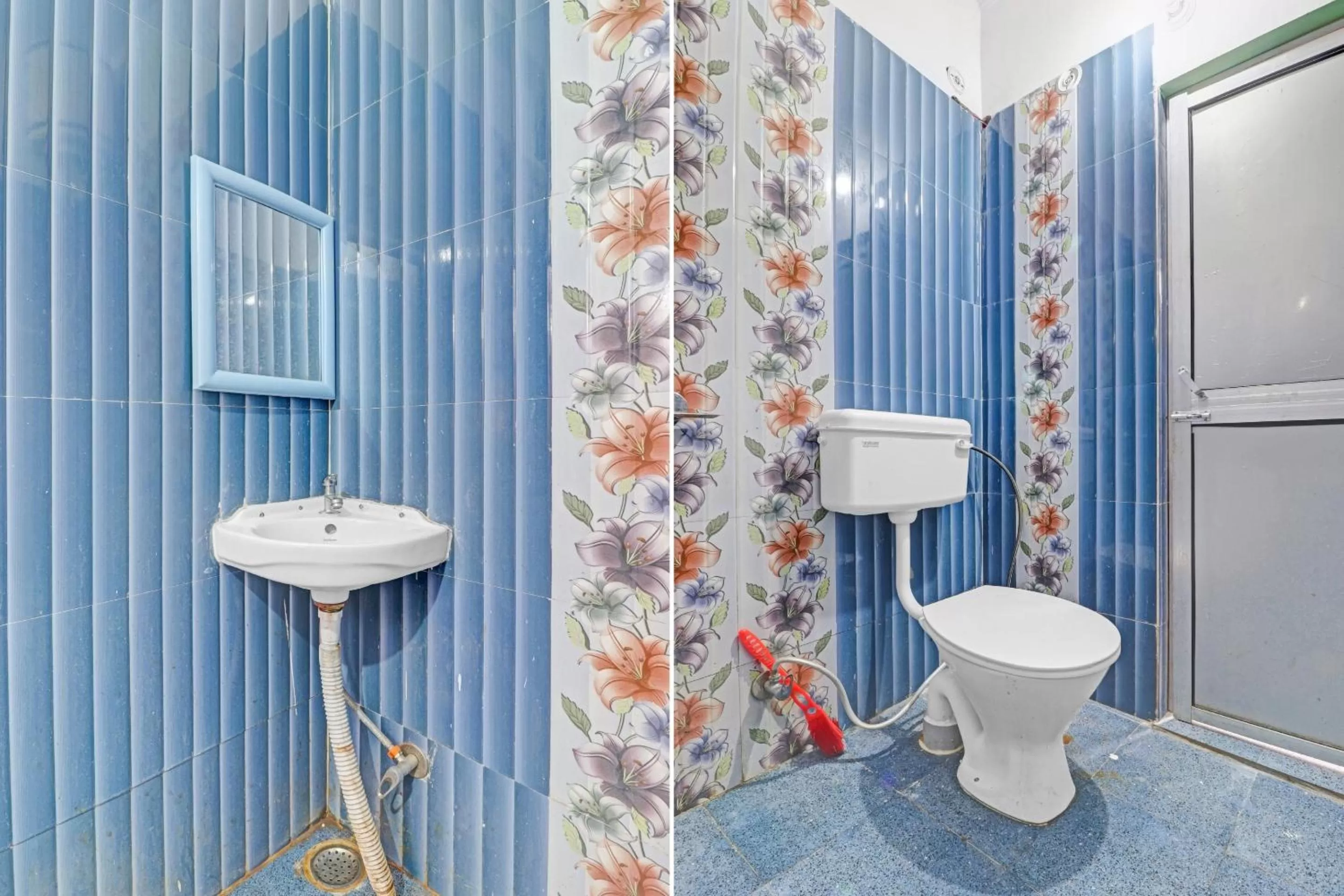 Bathroom in OYO Flagship Hotel Chandra palace