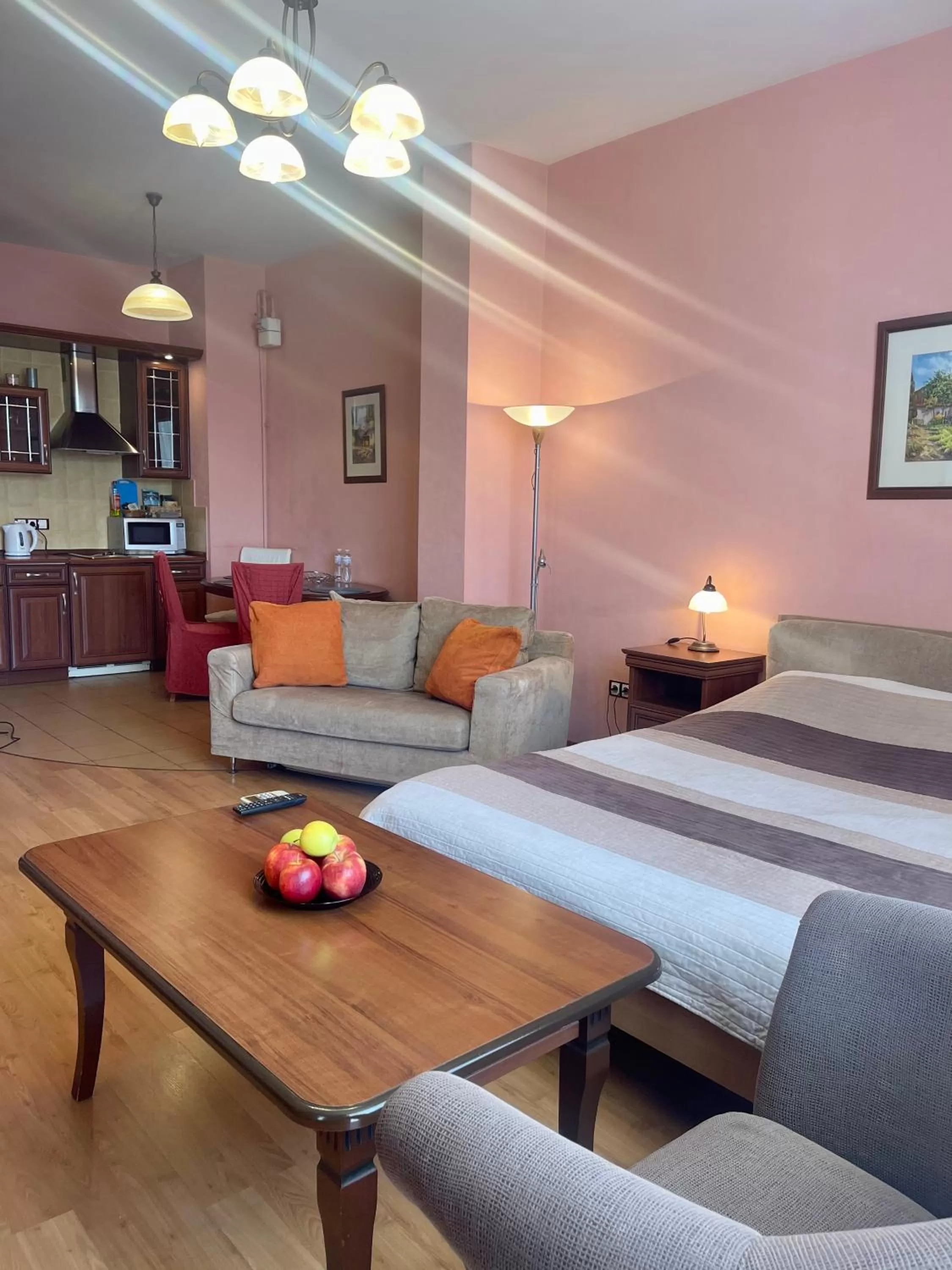 Kitchen or kitchenette in Arcada Apartments