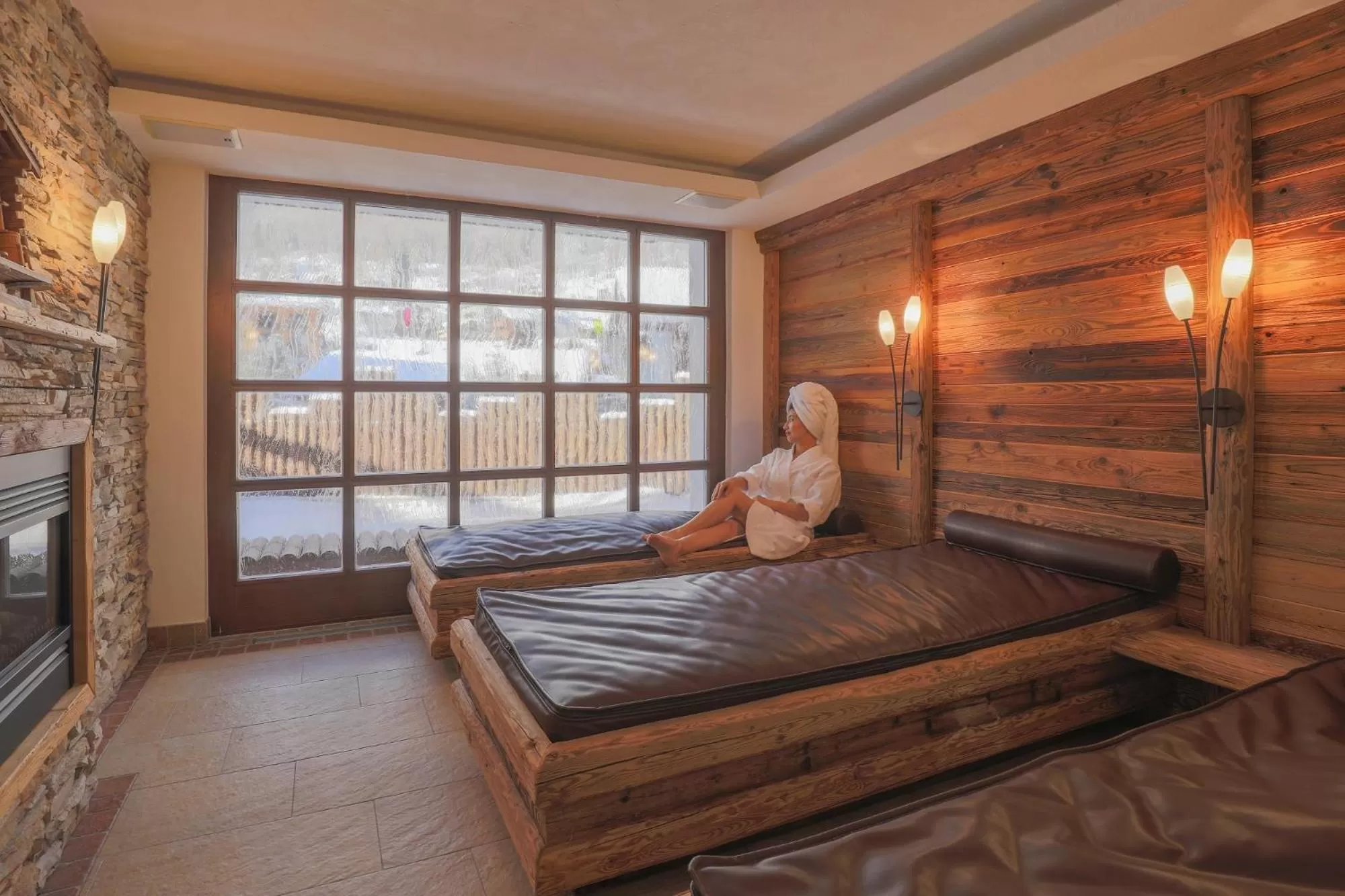 Hot Tub, Bed in Hotel Alpin Superior