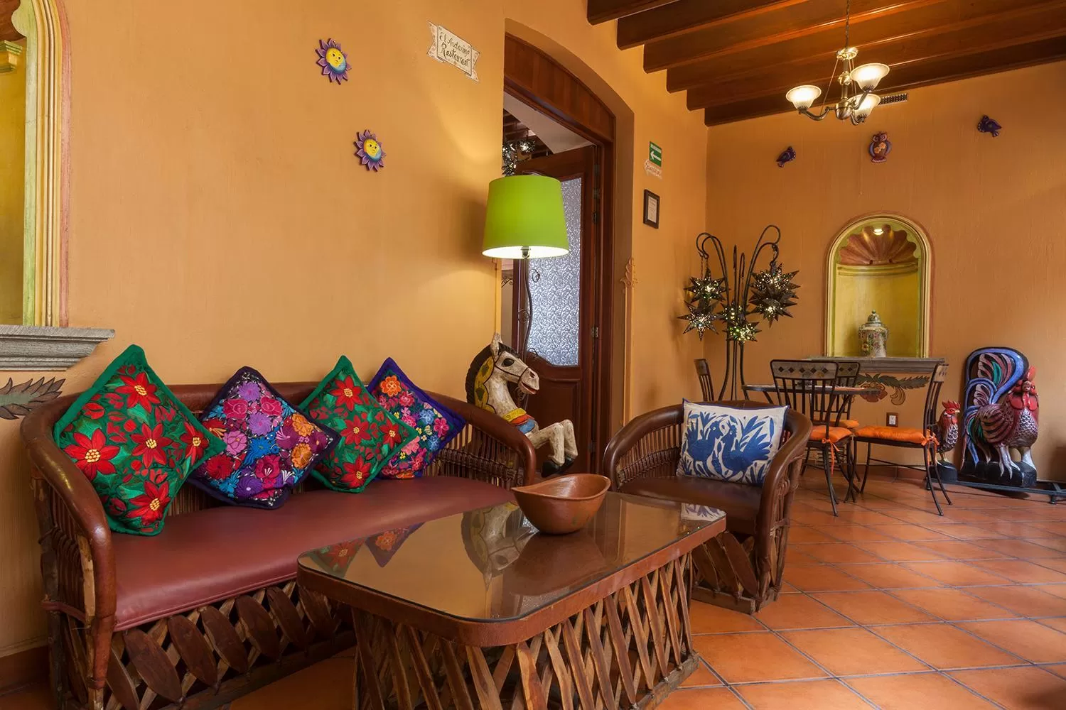 Living room in Hotel Boutique Parador San Miguel Oaxaca
