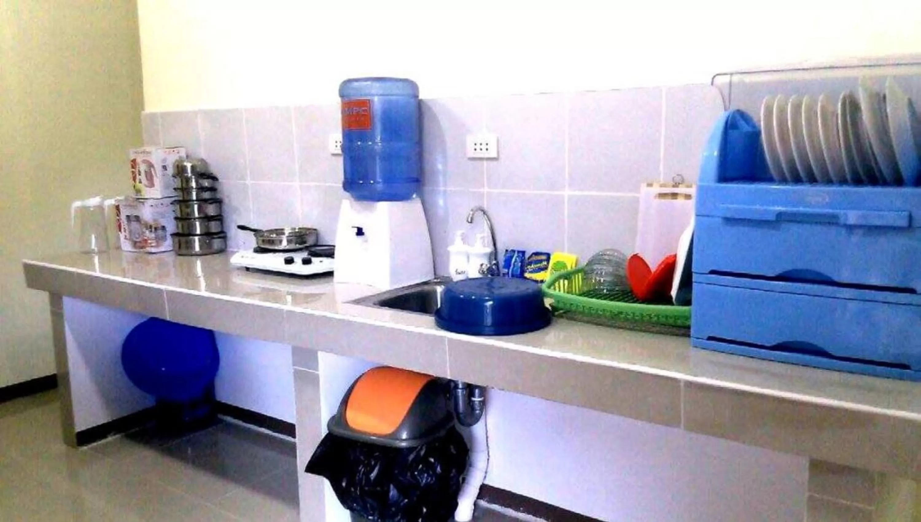 Kitchen or kitchenette in Gaea's Apartments