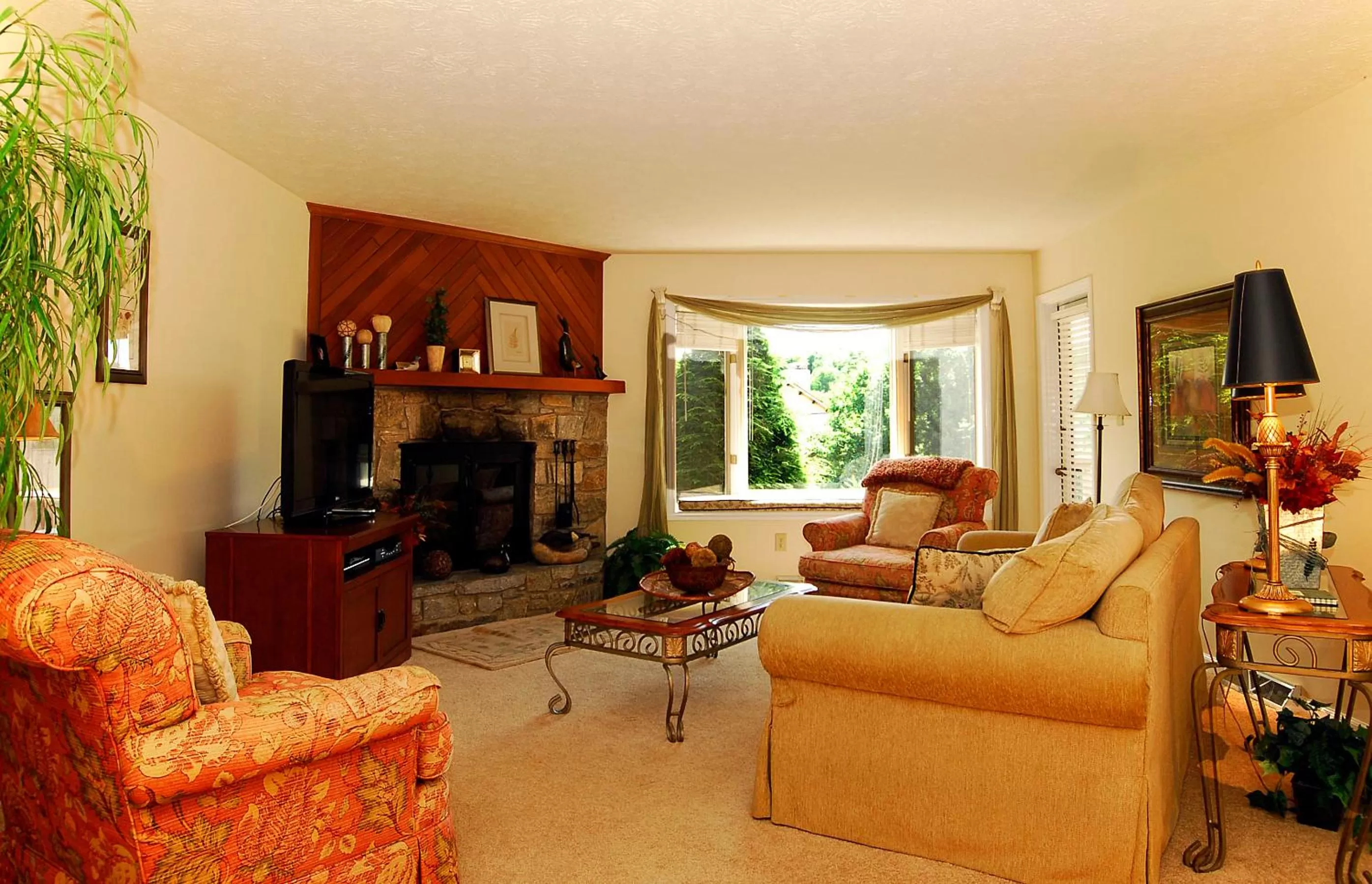Living room in Chetola Resort Condominiums