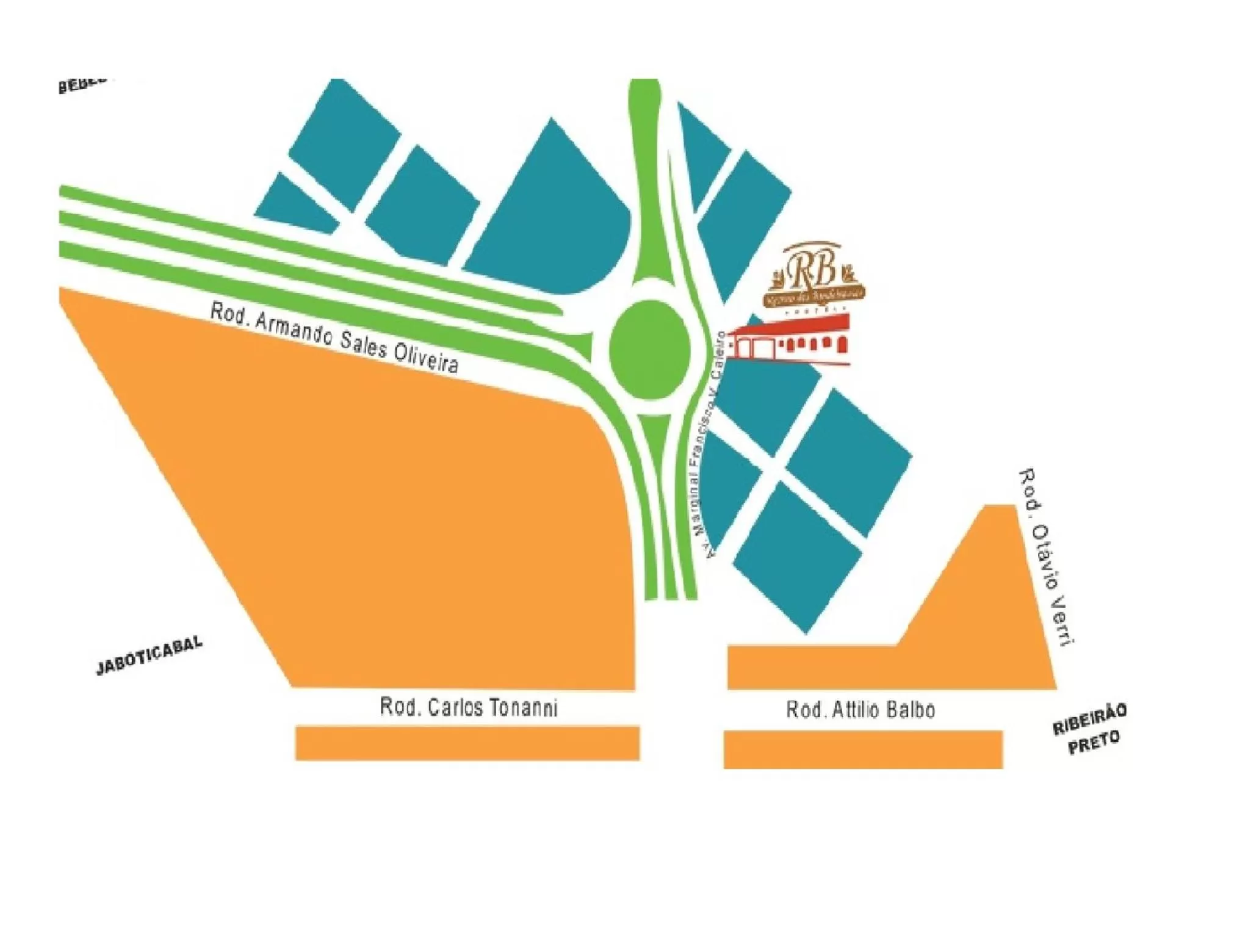 Location, Floor Plan in Hotel Recreio dos Bandeirantes