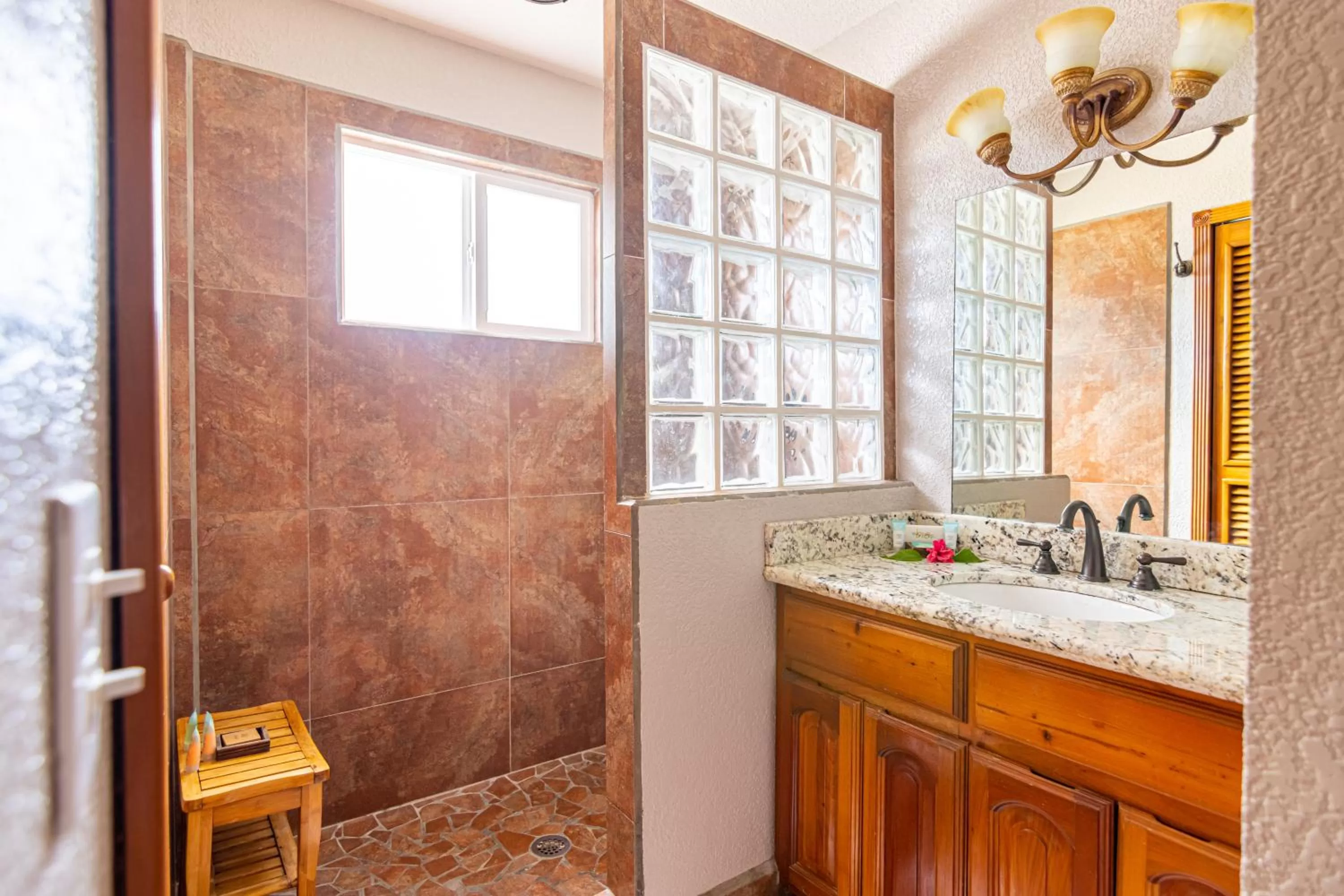 Shower, Bathroom in Lighthouse Beach Villas